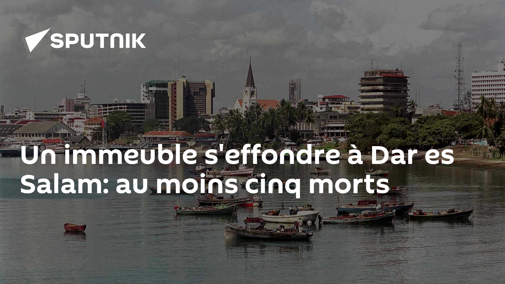 Un immeuble s'effondre à Dar es Salam: au moins cinq morts
