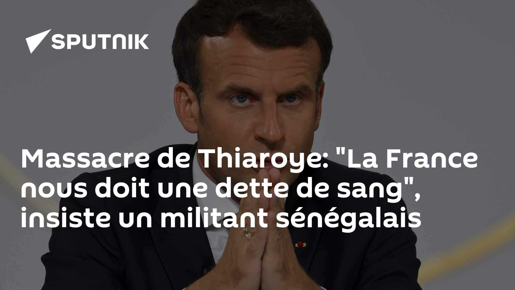 Massacre de Thiaroye: "La France nous doit une dette de sang", insiste un militant sénégalais