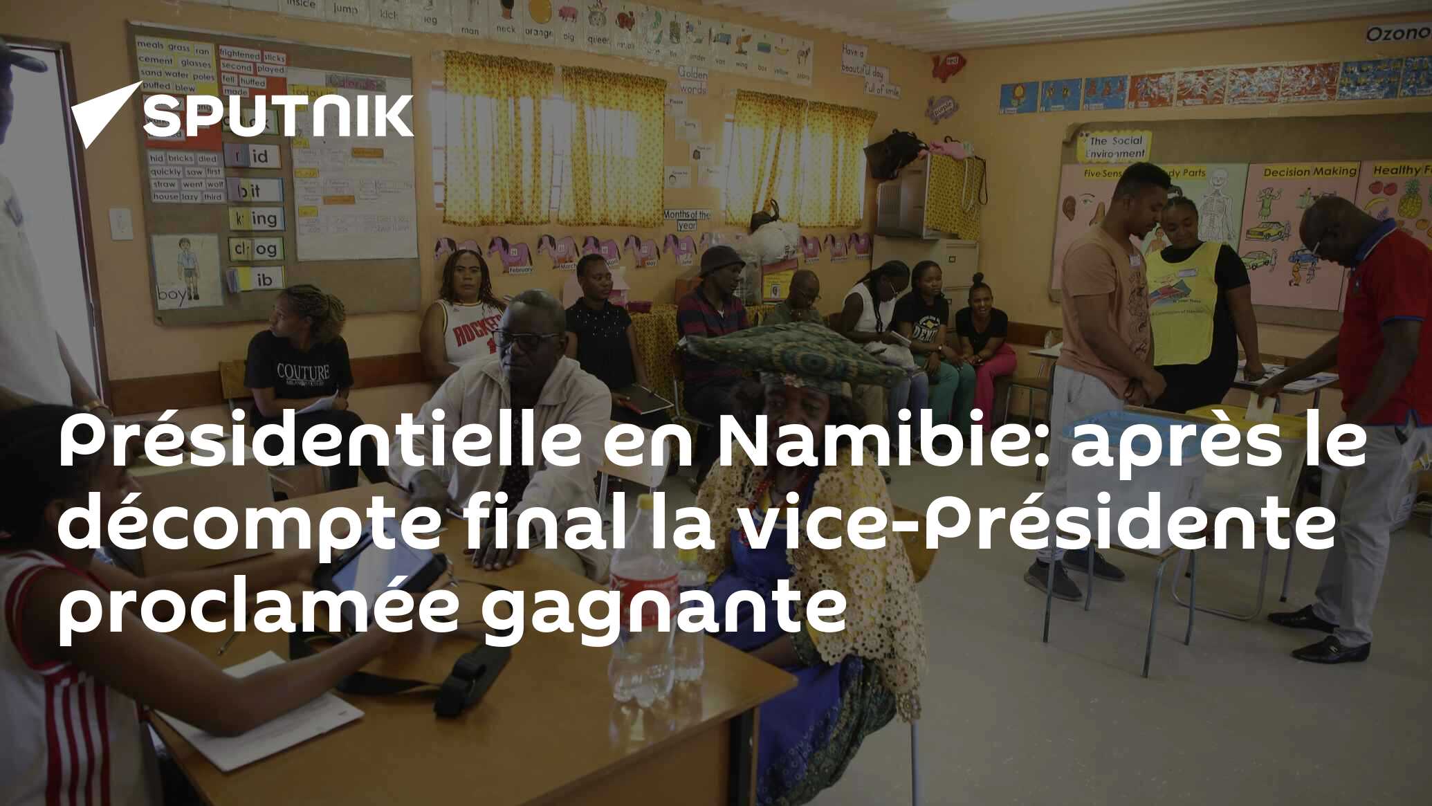 Présidentielle en Namibie: après le décompte final la vice-Présidente proclamée gagnante