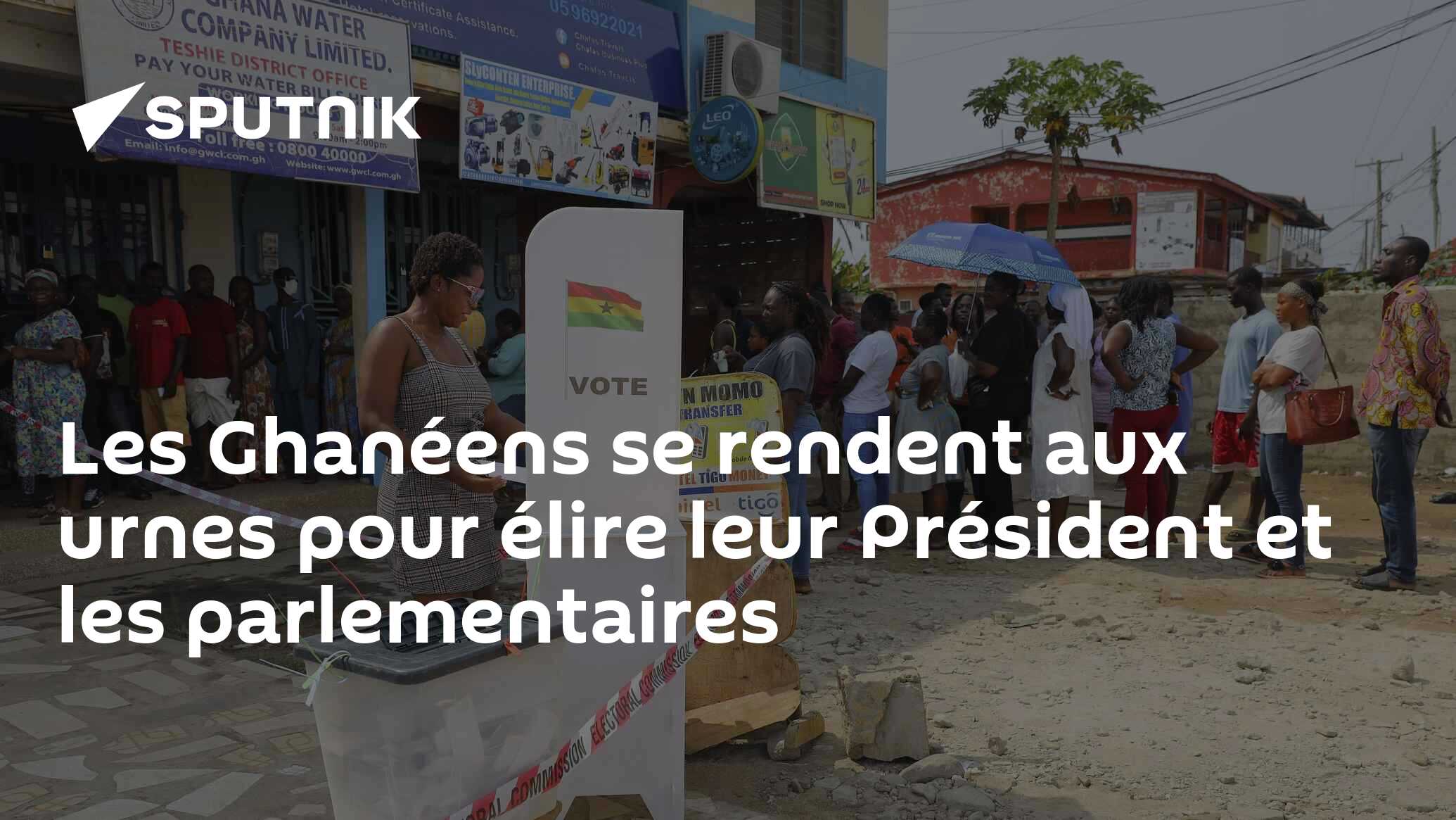 Les Ghanéens se rendent aux urnes pour élire leur Président et les parlementaires
