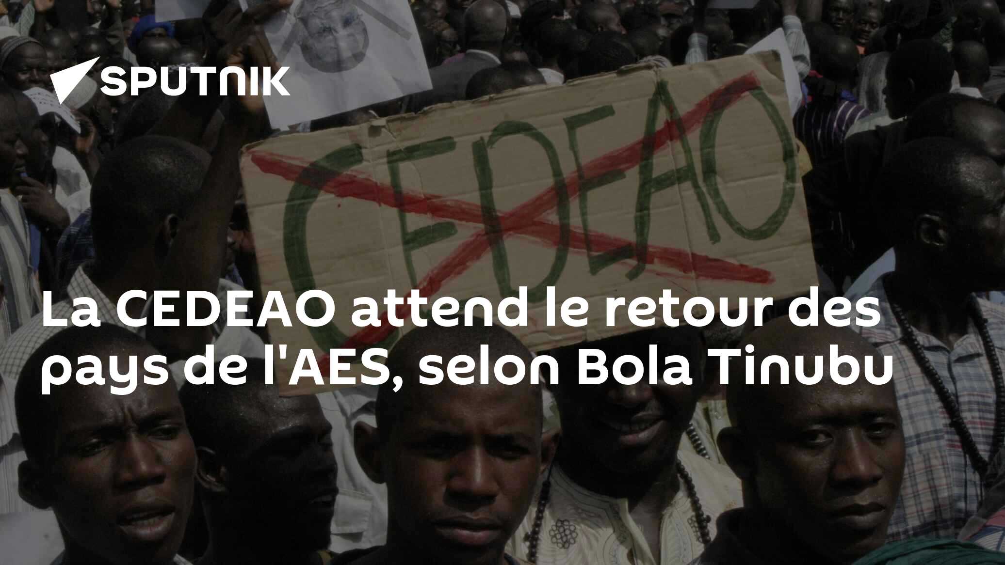 La CEDEAO attend le retour des pays de l'AES, selon Bola Tinubu