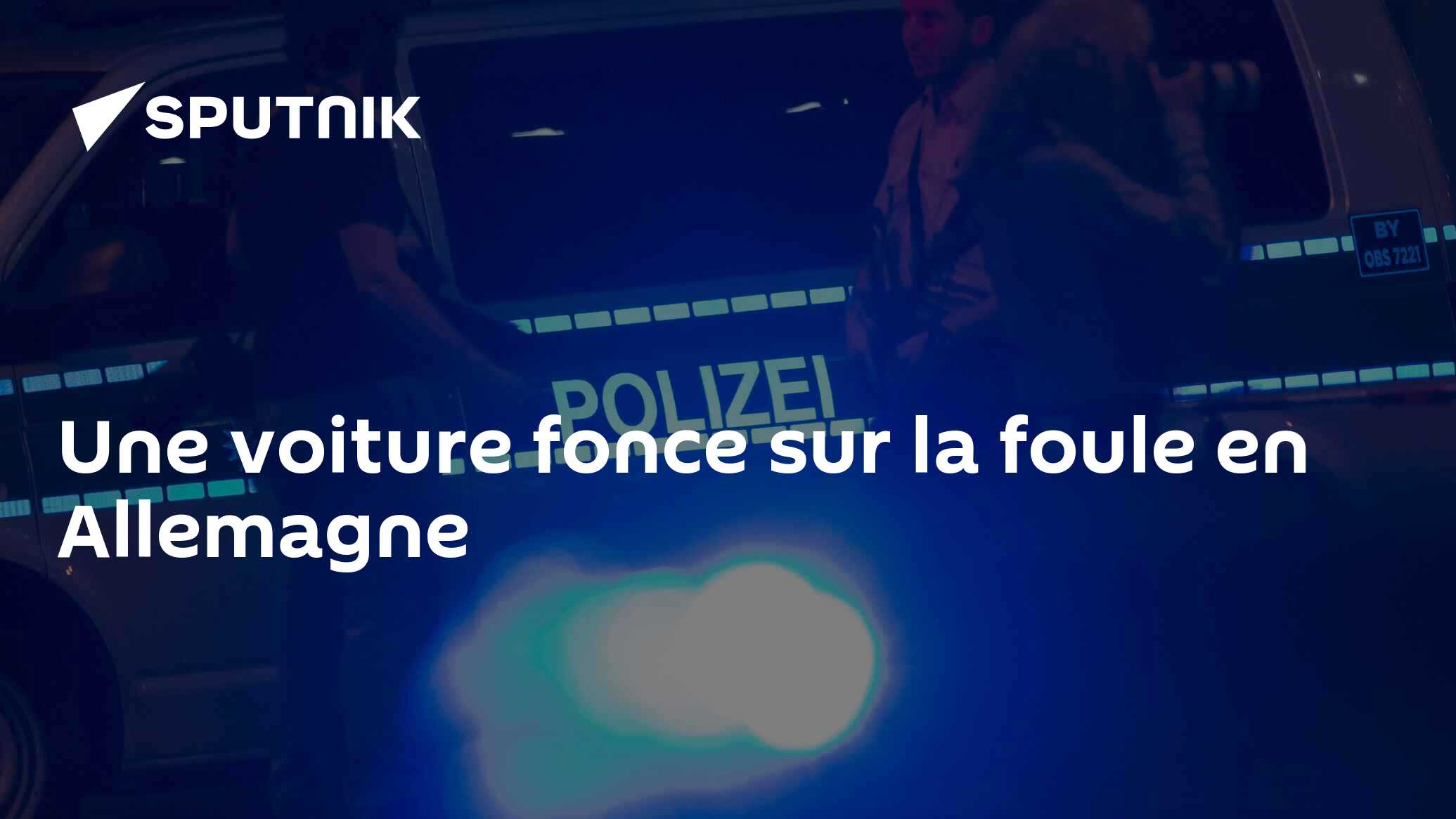 Une voiture fonce sur la foule en Allemagne