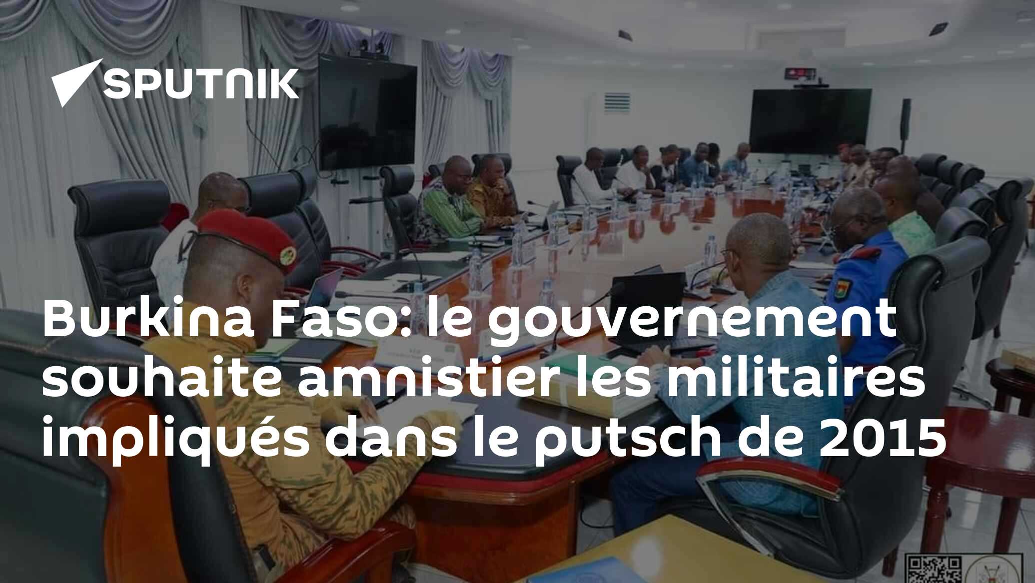 Burkina Faso: le gouvernement souhaite amnistier les militaires impliqués dans le putsch de 2015