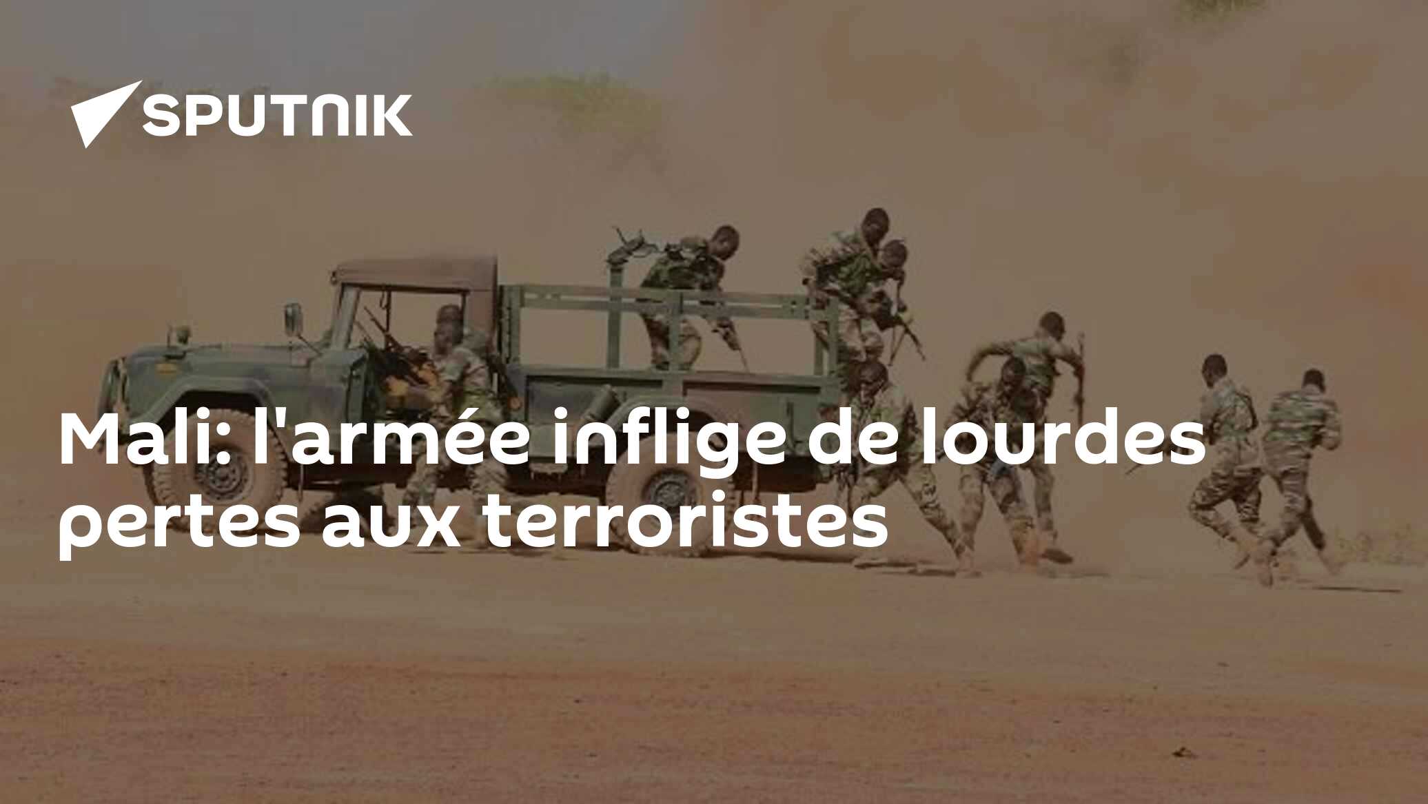 Mali: l'armée inflige de lourdes pertes aux terroristes