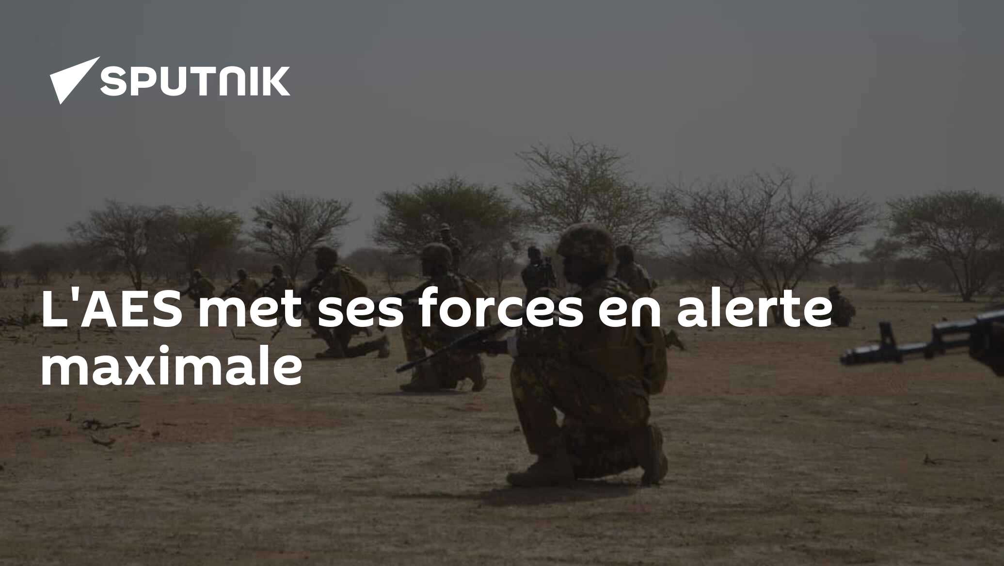 L'AES met ses forces en alerte maximale