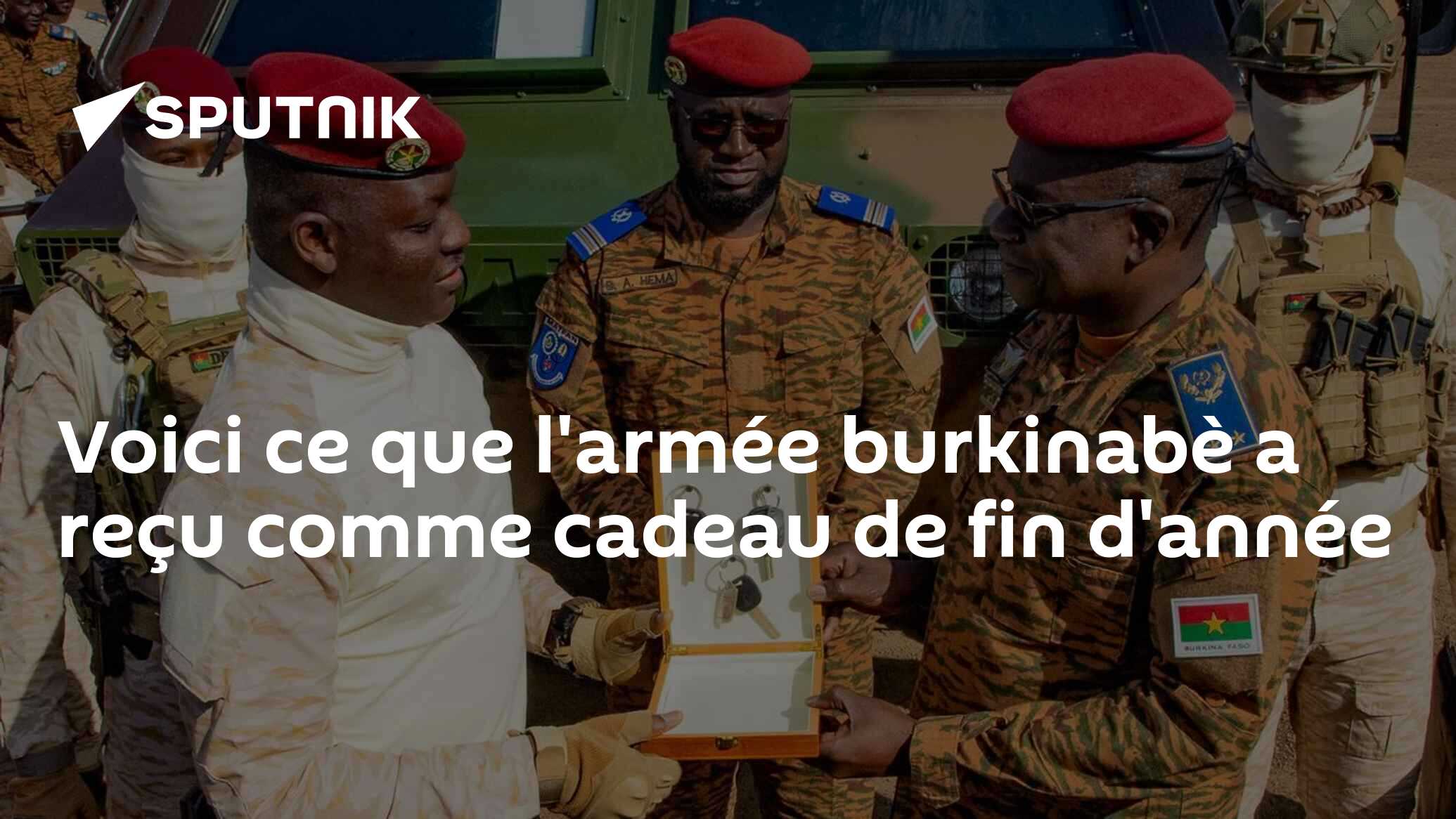 Voici ce que l'armée burkinabè a reçu comme cadeau de fin d'année