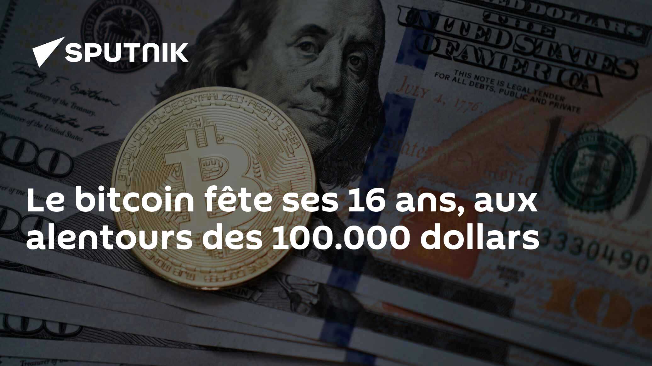 Le bitcoin fête ses 16 ans, aux alentours des 100.000 dollars