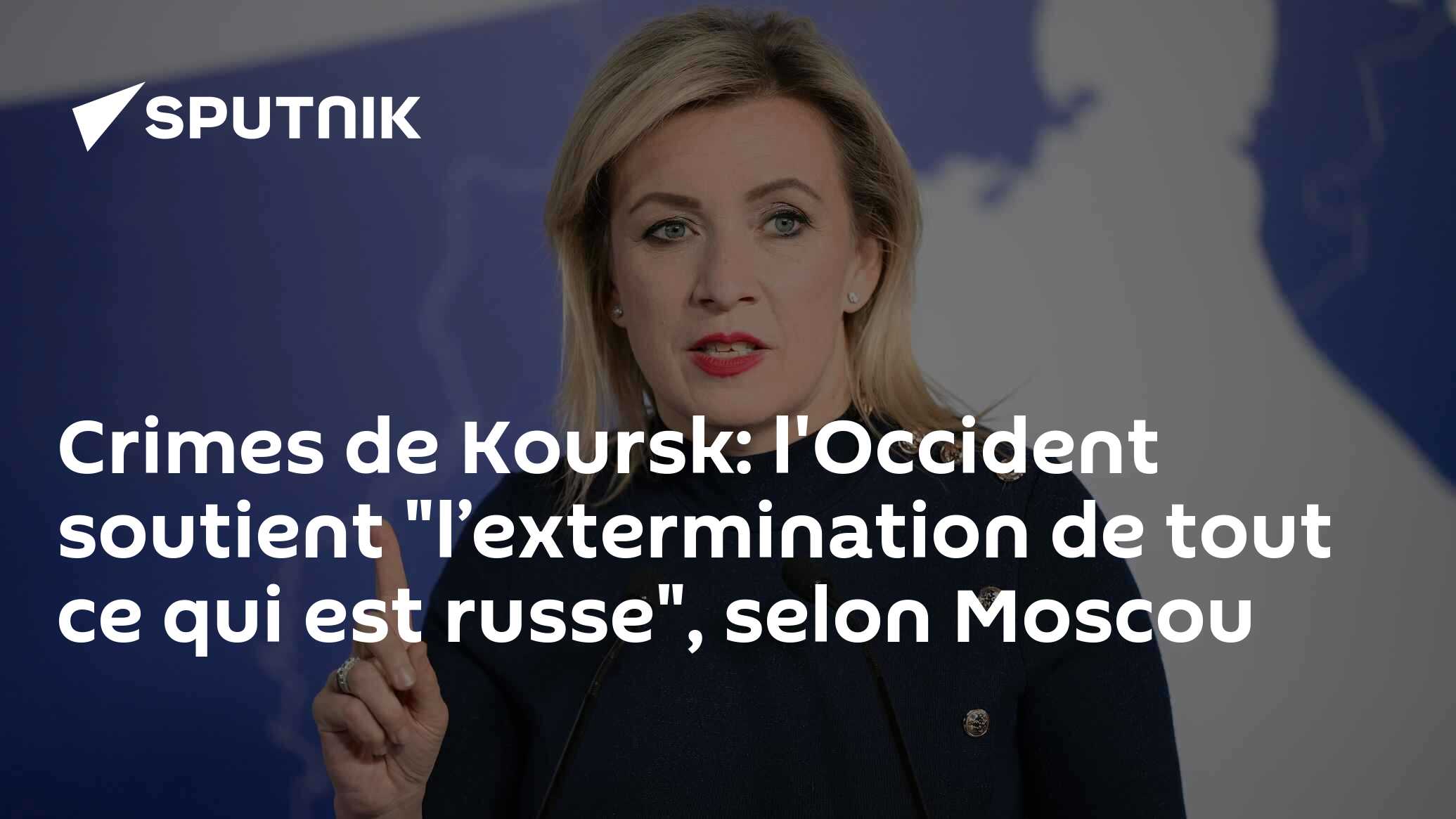 Crimes de Koursk: l'Occident soutient "l’extermination de tout ce qui est russe", selon Moscou