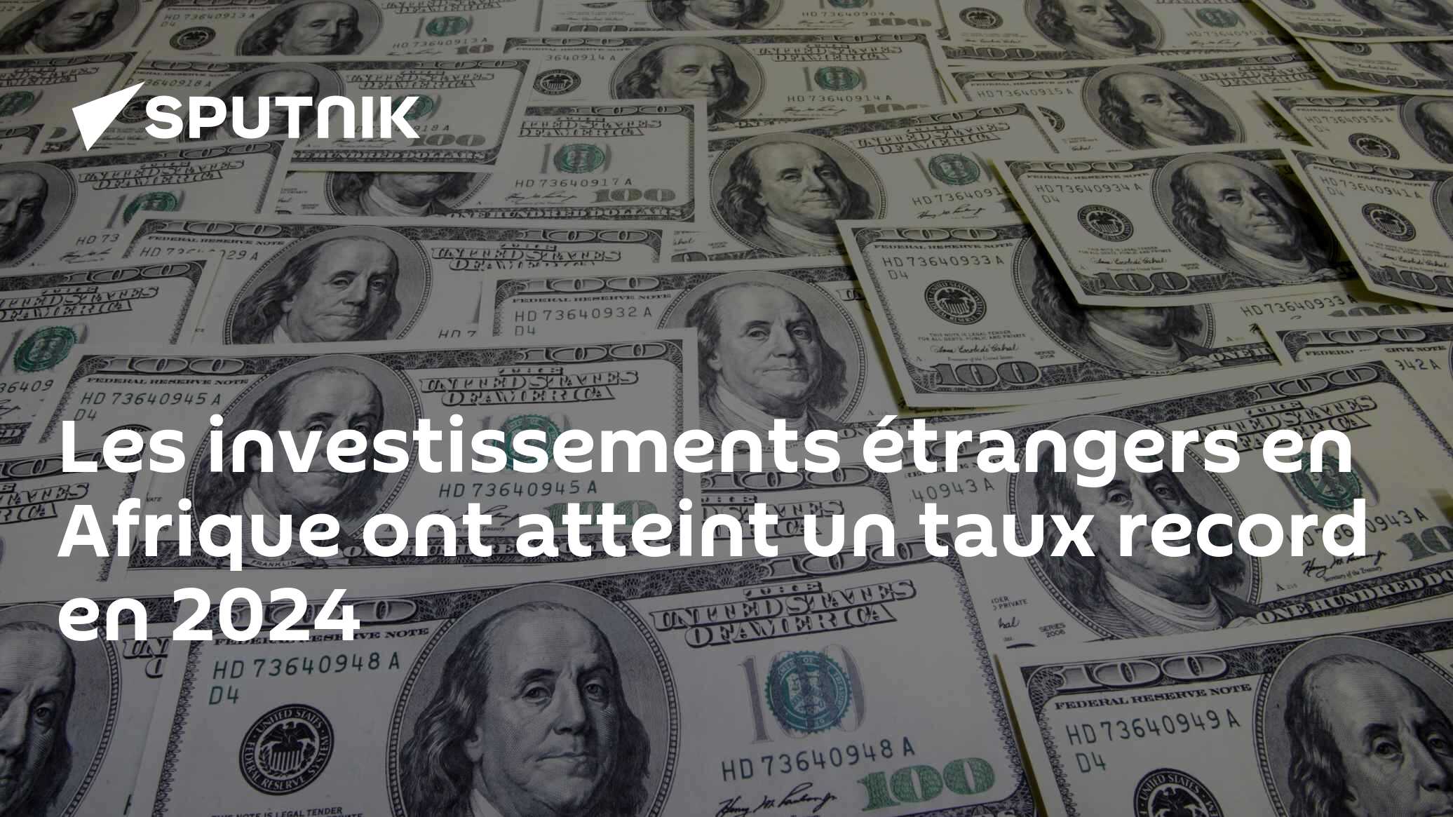 Les investissements étrangers en Afrique ont atteint un taux record en ...