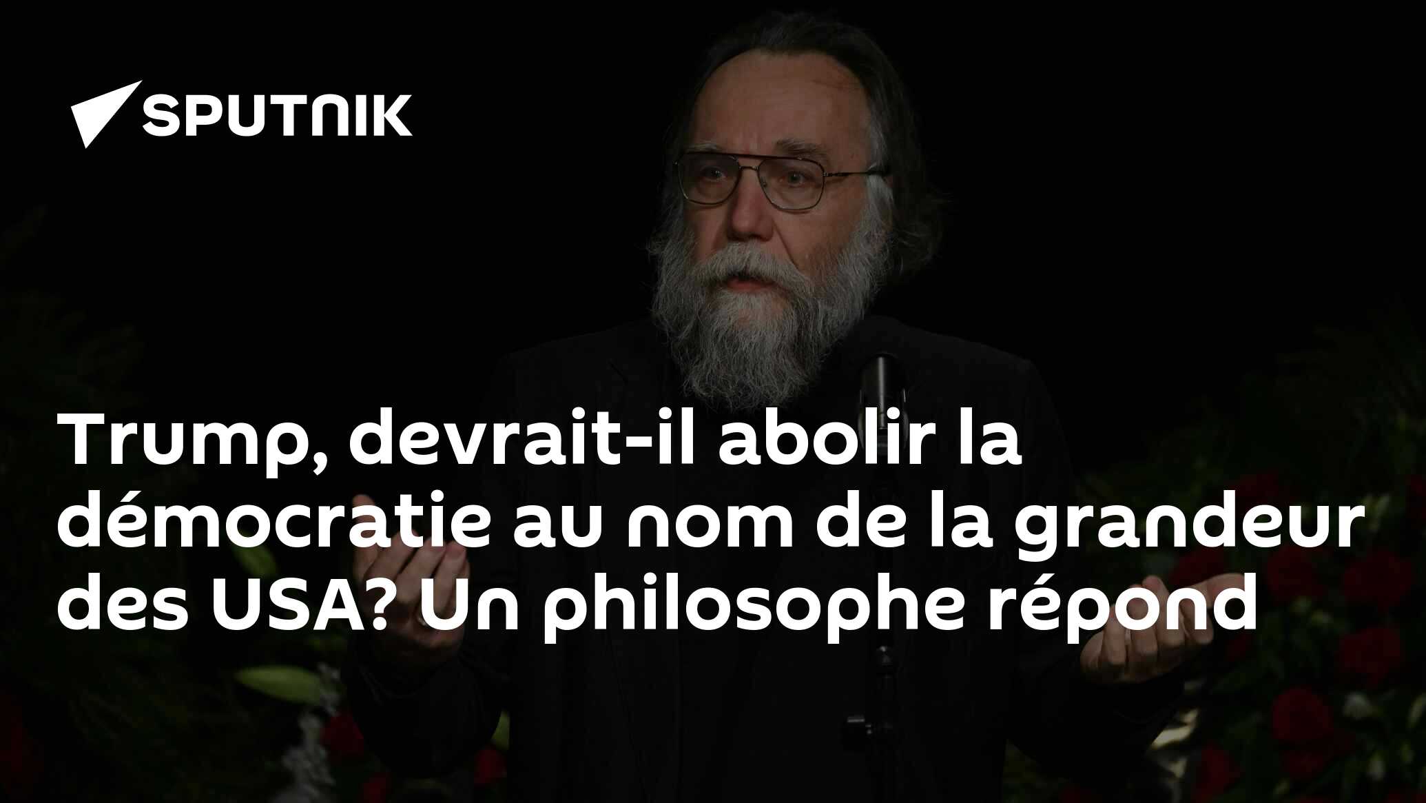 Trump, devrait-il abolir la démocratie au nom de la grandeur des USA? Un philosophe répond