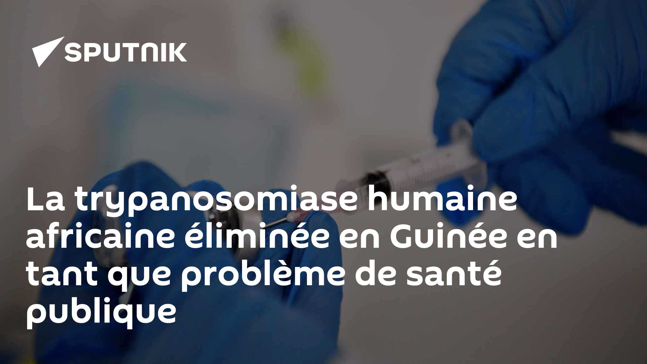 La trypanosomiase humaine africaine éliminée en Guinée en tant que problème de santé publique