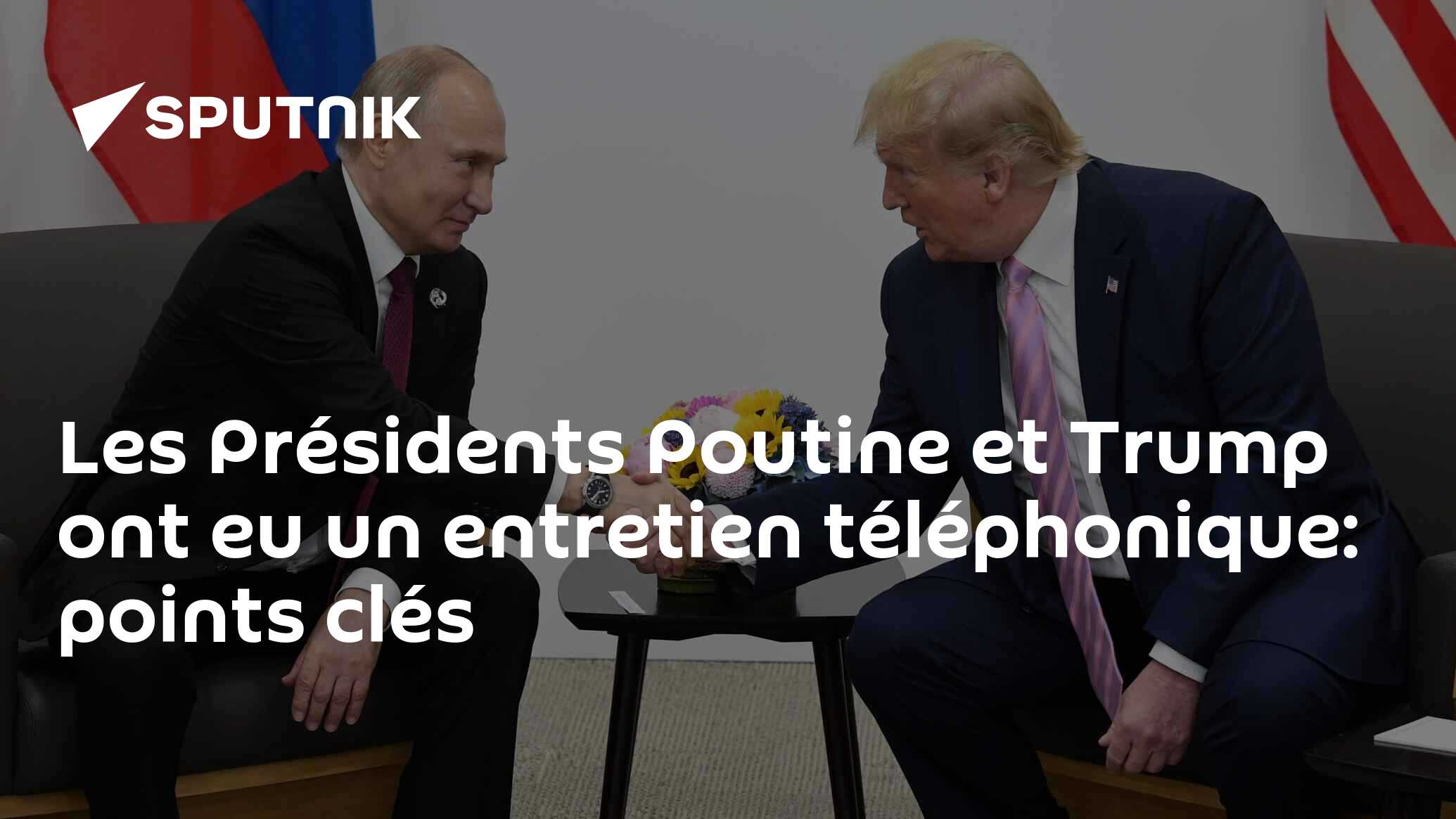 Les Présidents Poutine et Trump ont eu un entretien téléphonique: points clés