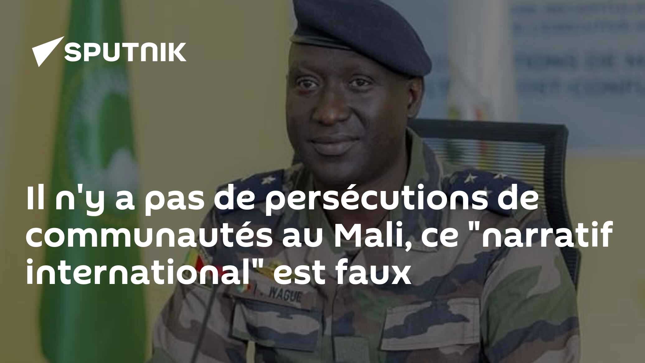Il n'y a pas de persécutions de communautés au Mali, ce "narratif international" est faux