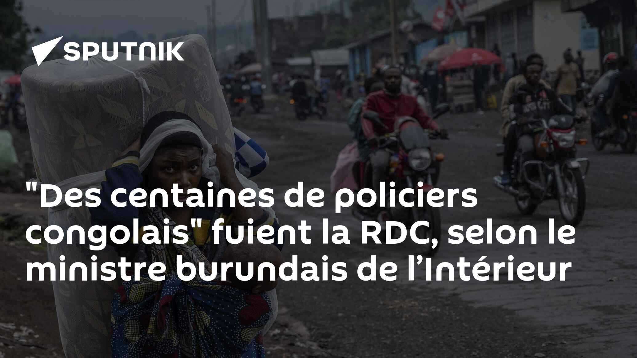 "Des centaines de policiers congolais" fuient la RDC, selon le ministre burundais de l’Intérieur