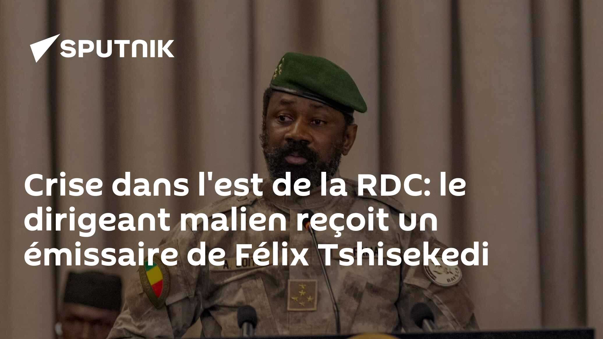 Crise dans l'est de la RDC: le dirigeant malien reçoit un émissaire de Félix Tshisekedi
