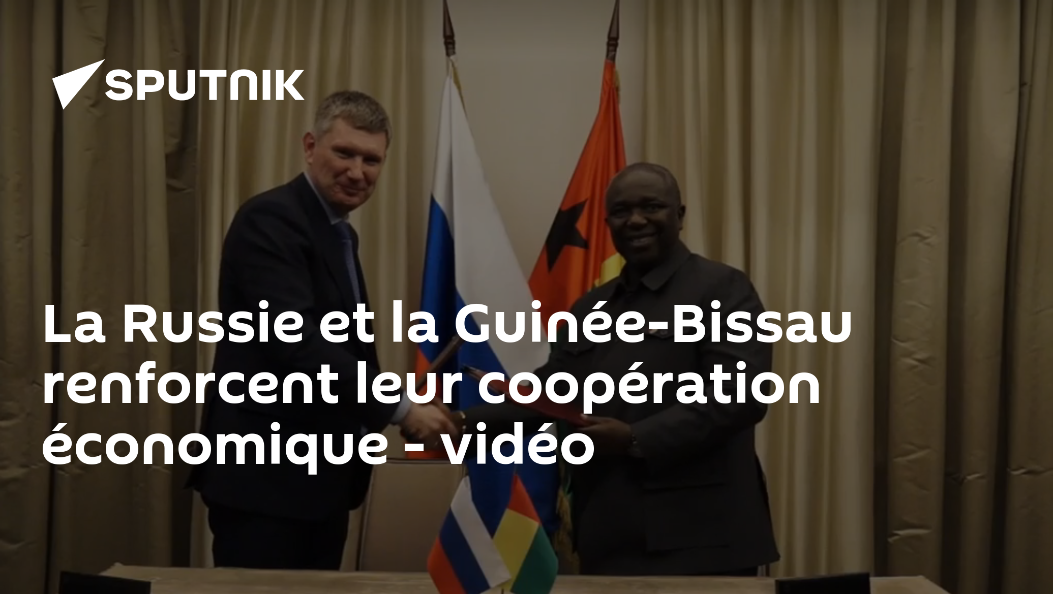 La Russie et la Guinée-Bissau renforcent leur coopération économique - vidéo