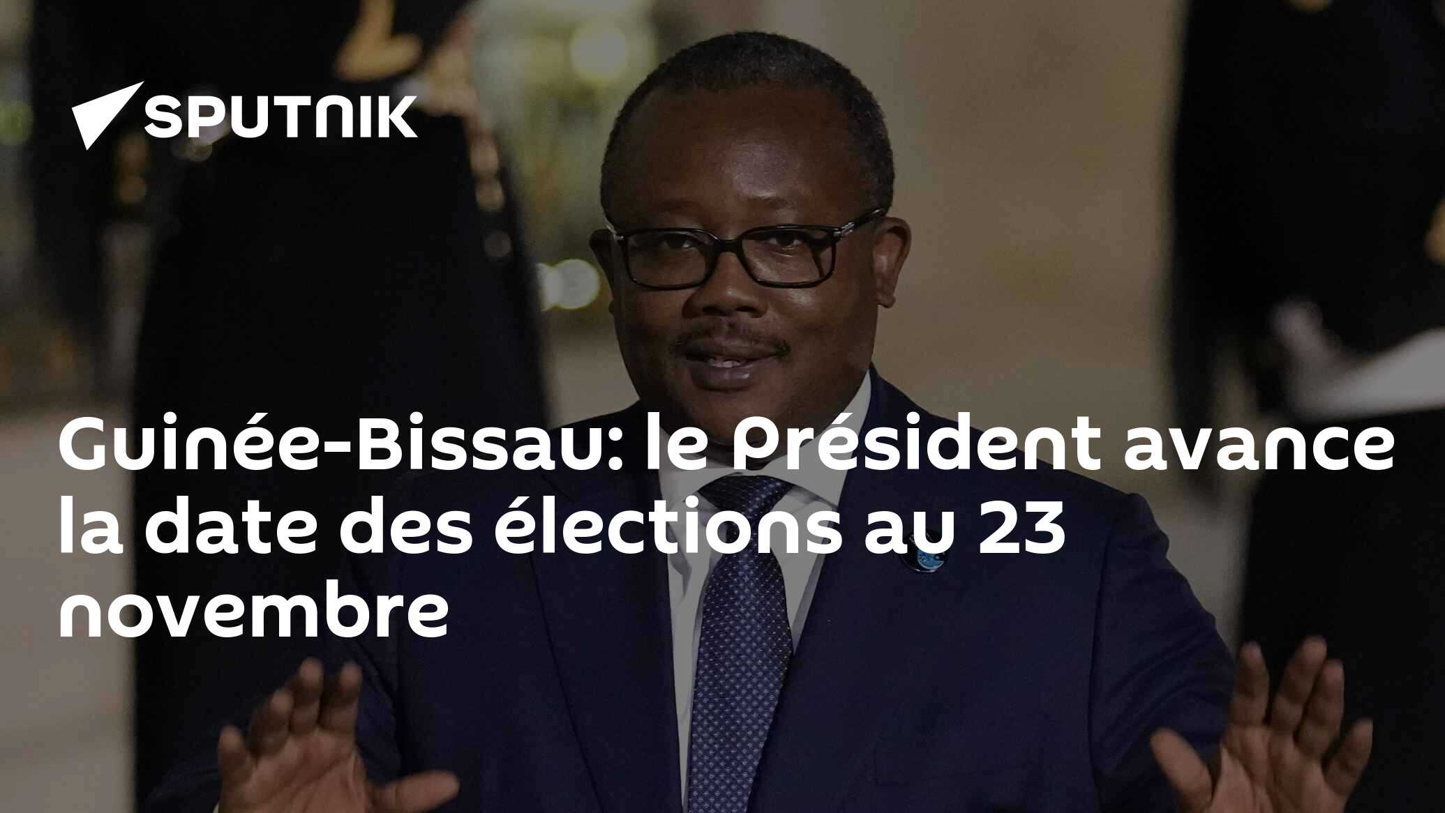 Guinée-Bissau: le Président avance la date des élections au 23 novembre