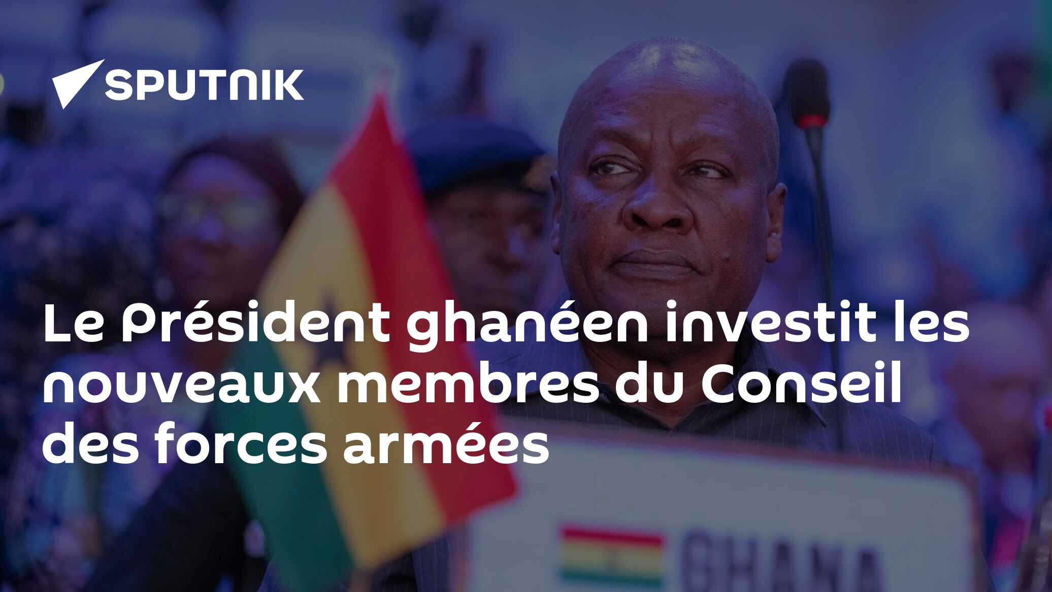 Le Président ghanéen investit les nouveaux membres du Conseil des forces armées