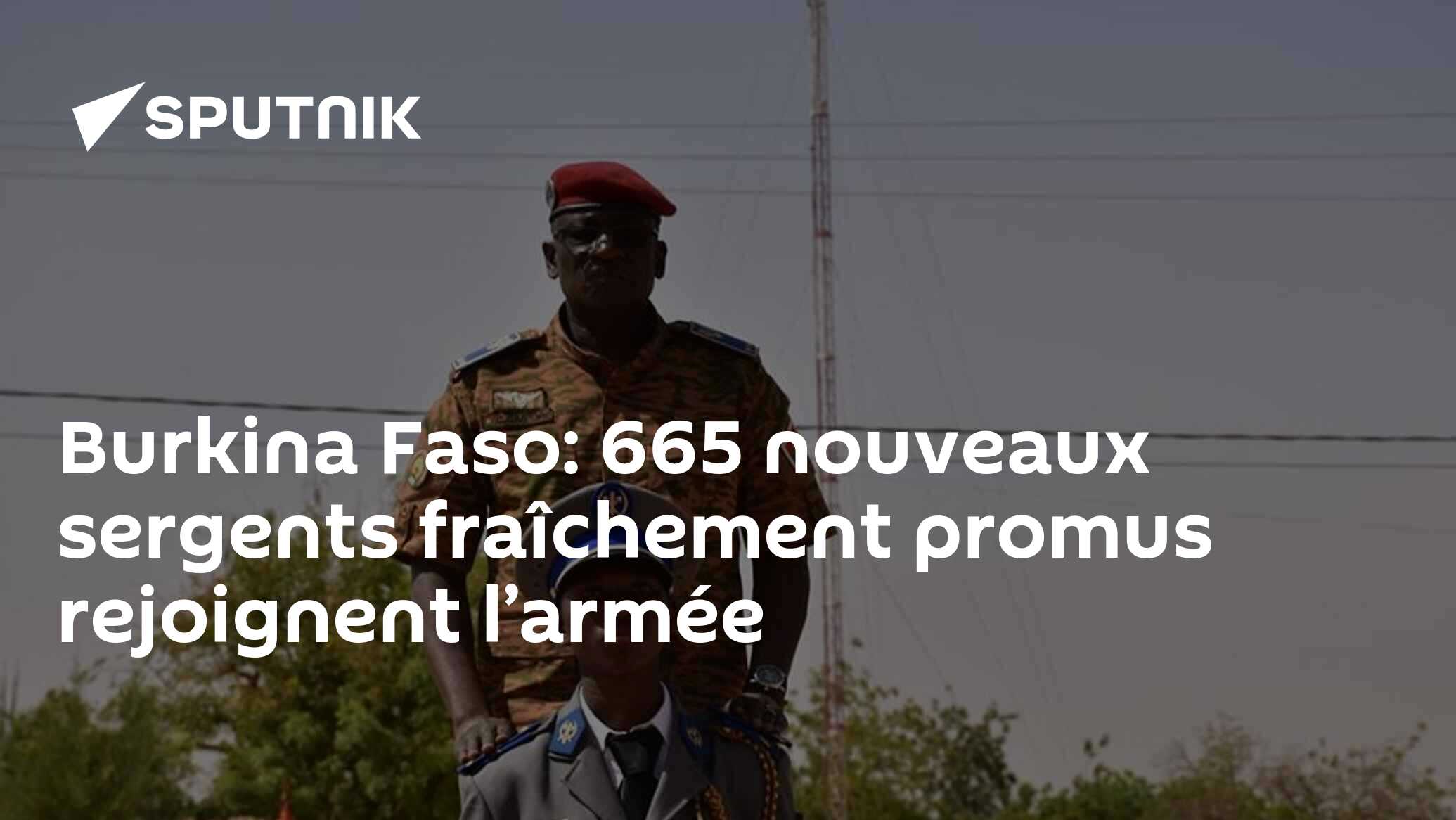 Burkina Faso: 665 nouveaux sergents fraîchement promus rejoignent l’armée