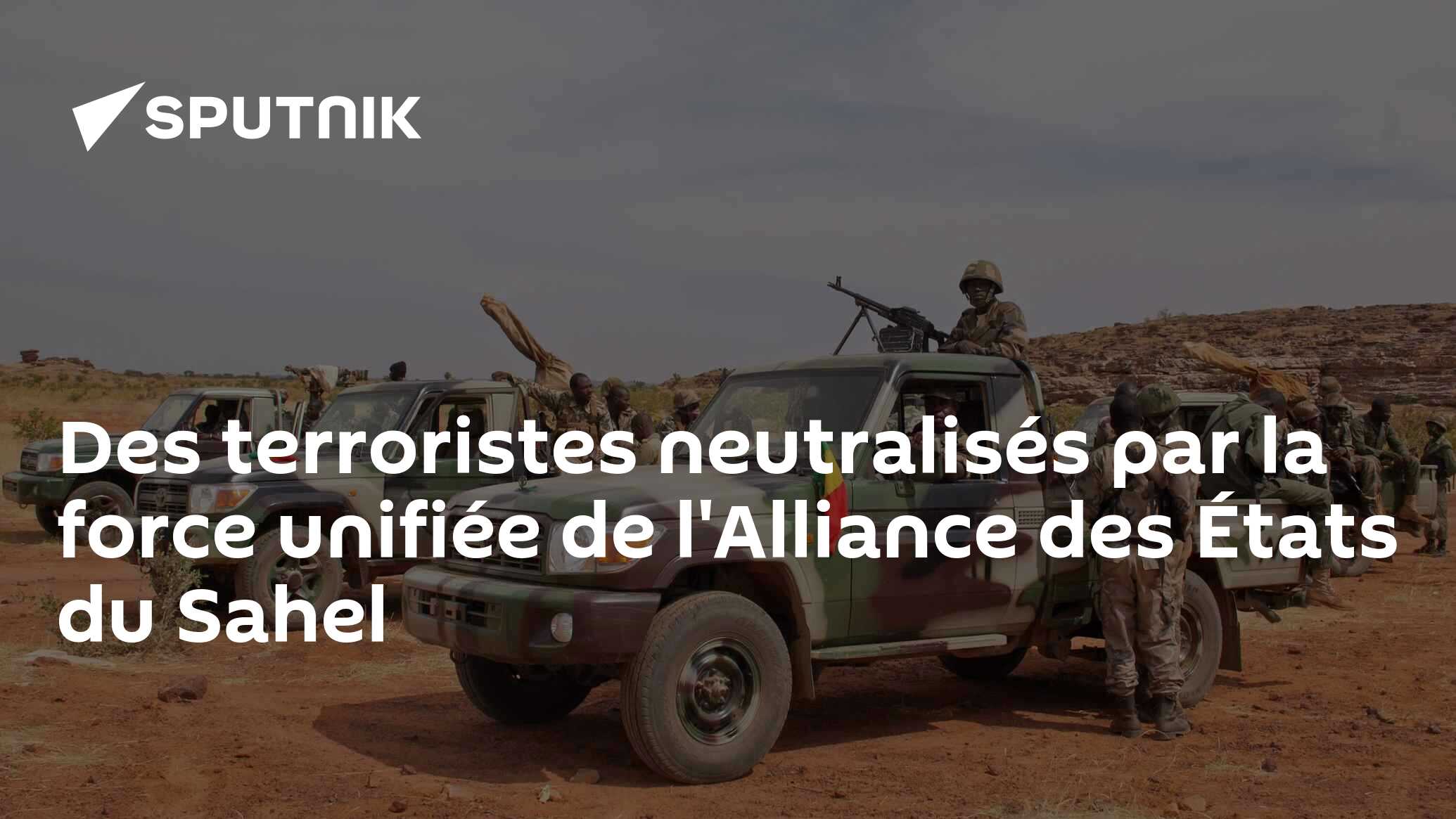 Des terroristes neutralisés par la force unifiée de l'Alliance des États du Sahel