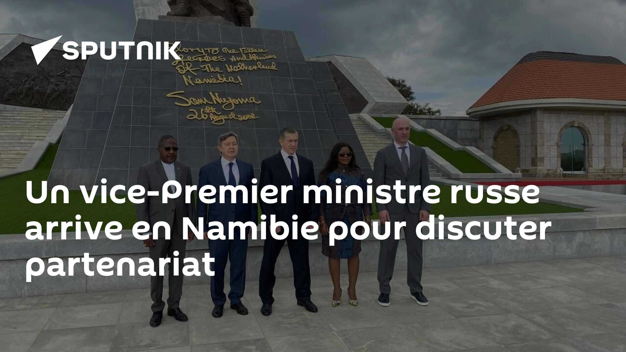 Un vice-Premier ministre russe arrive en Namibie pour discuter partenariat