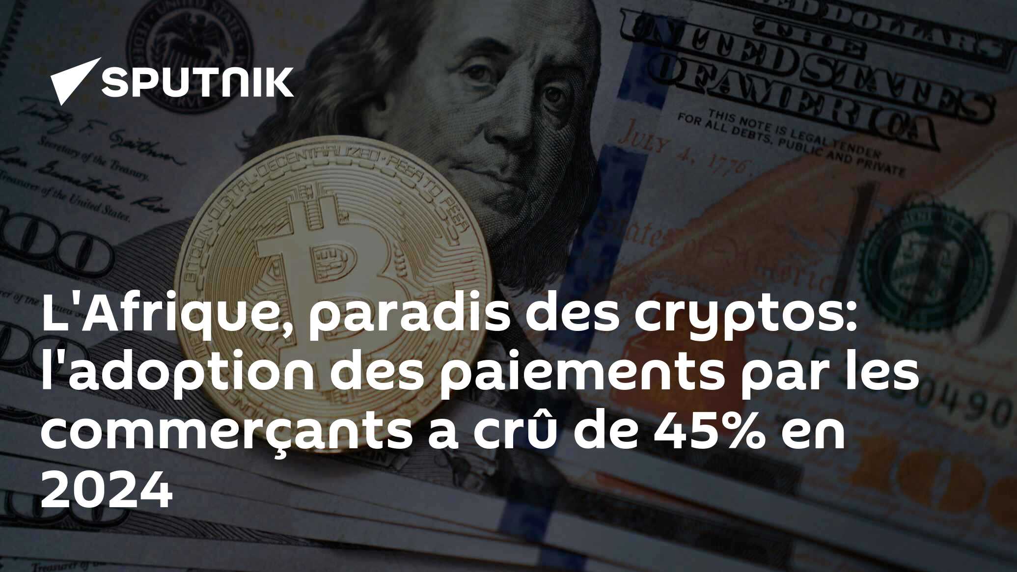L'Afrique, paradis des cryptos: l'adoption des paiements par les commerçants a crû de 45% en 2024