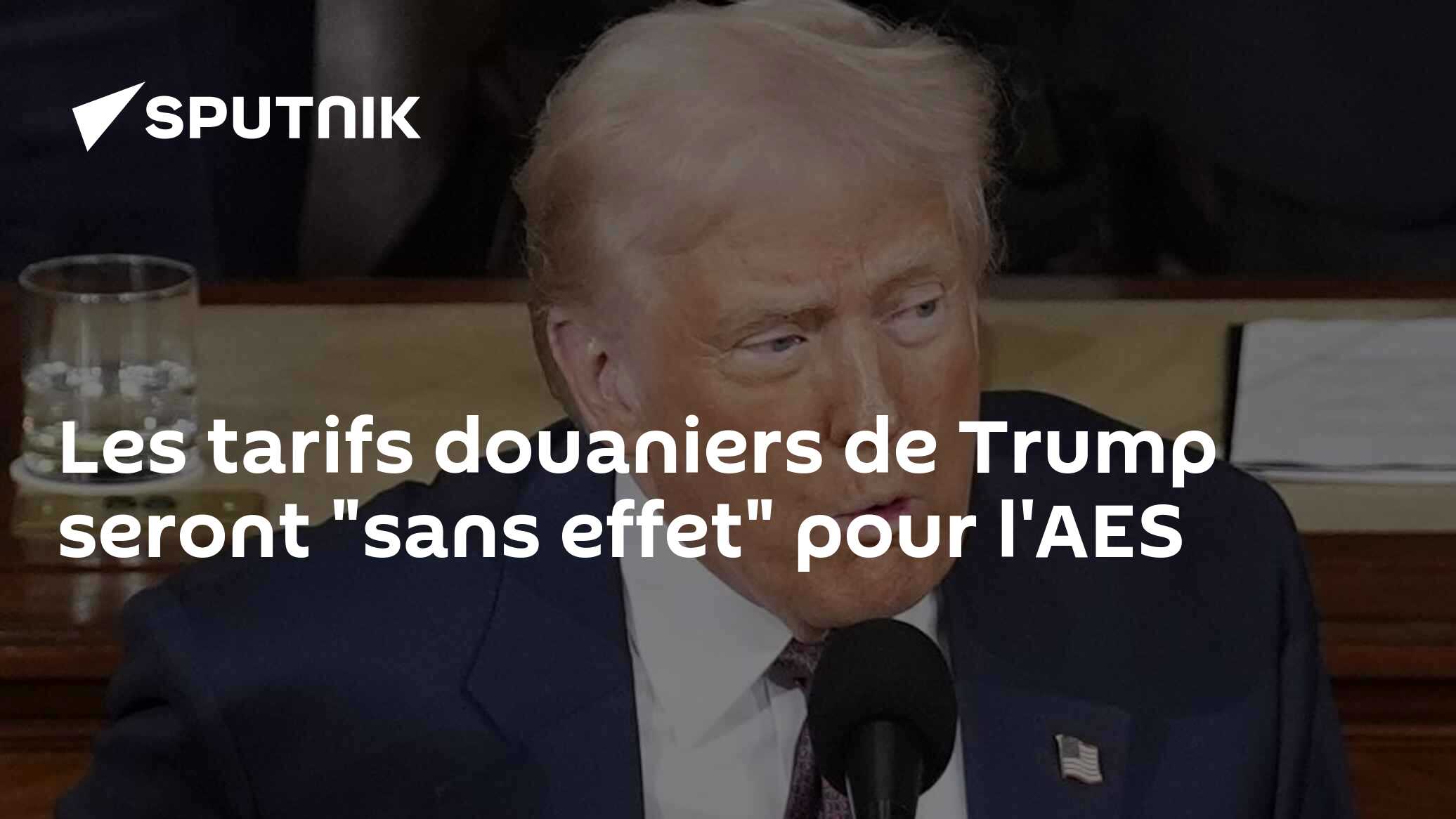 Les tarifs douaniers de Trump seront "sans effet" pour l'AES