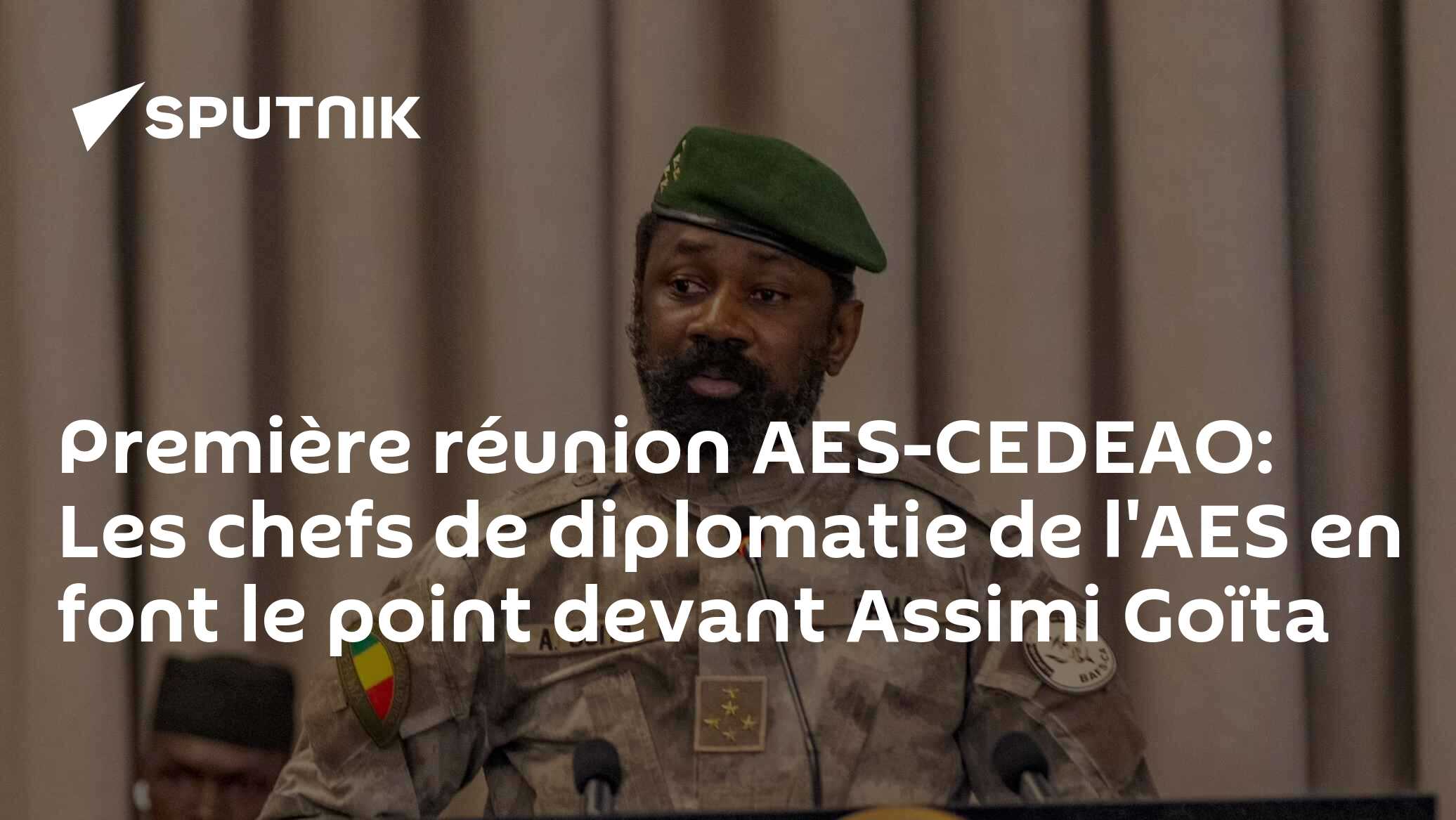 Première réunion AES-CEDEAO: Les chefs de diplomatie de l'AES en font le point devant Assimi Goïta