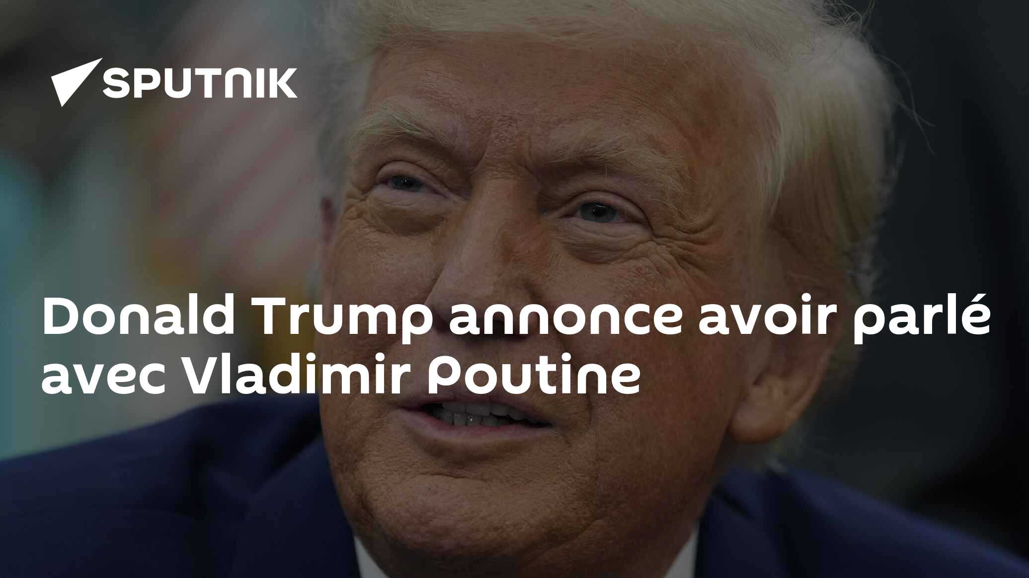 Donald Trump annonce avoir parlé avec Vladimir Poutine