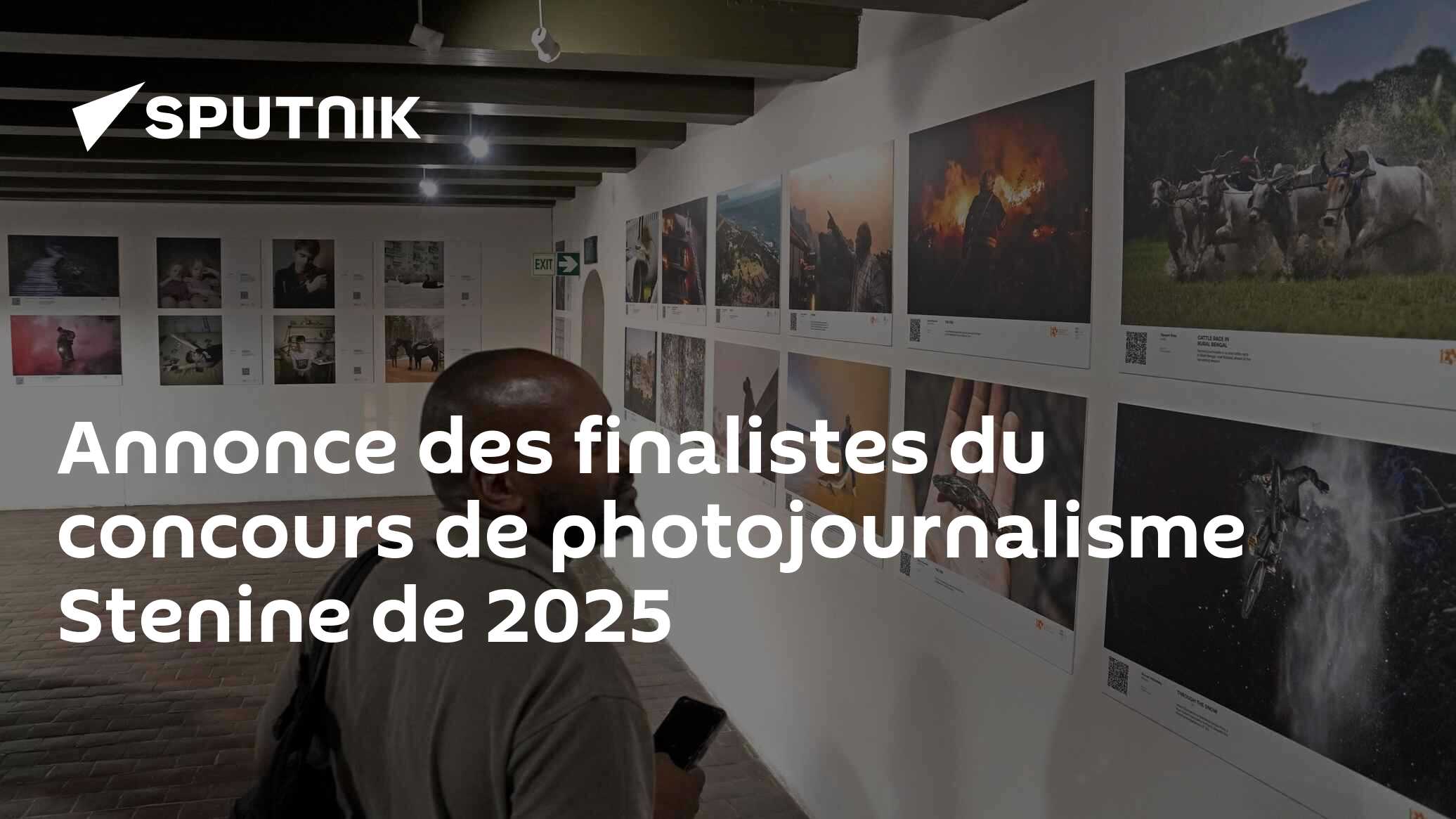 Annonce des finalistes du concours de photojournalisme Stenine de 2025
