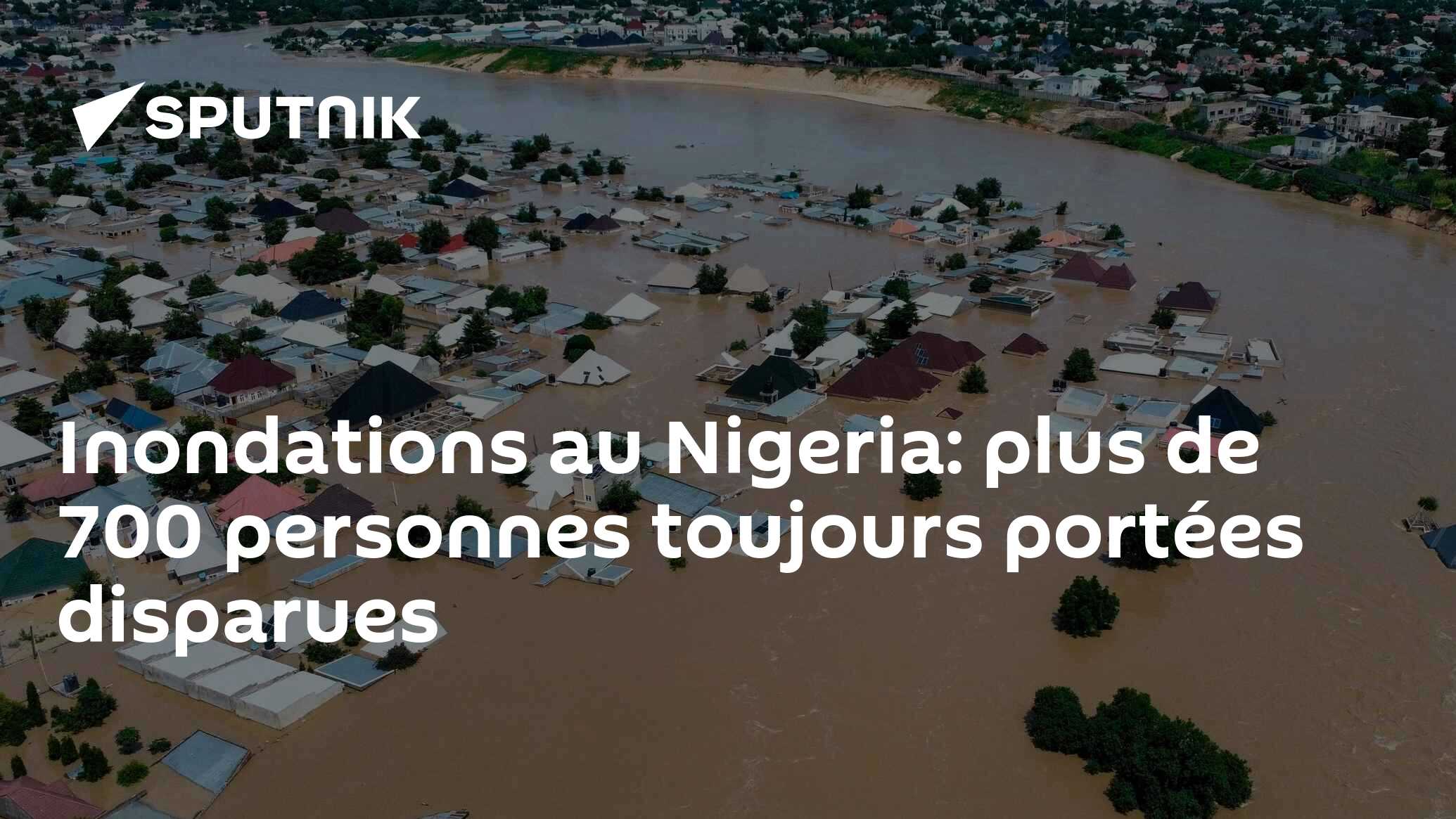 Inondations au Nigeria: plus de 700 personnes toujours portées disparues
