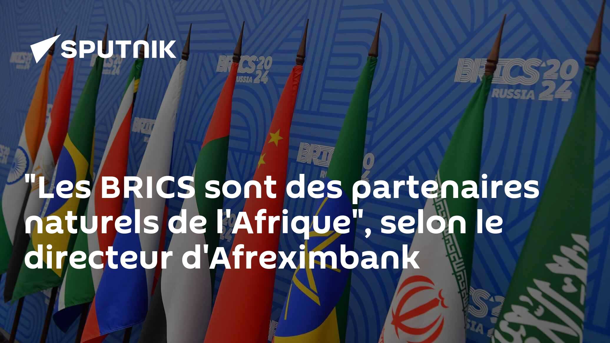 "Les BRICS sont des partenaires naturels de l'Afrique", selon le directeur d'Afreximbank