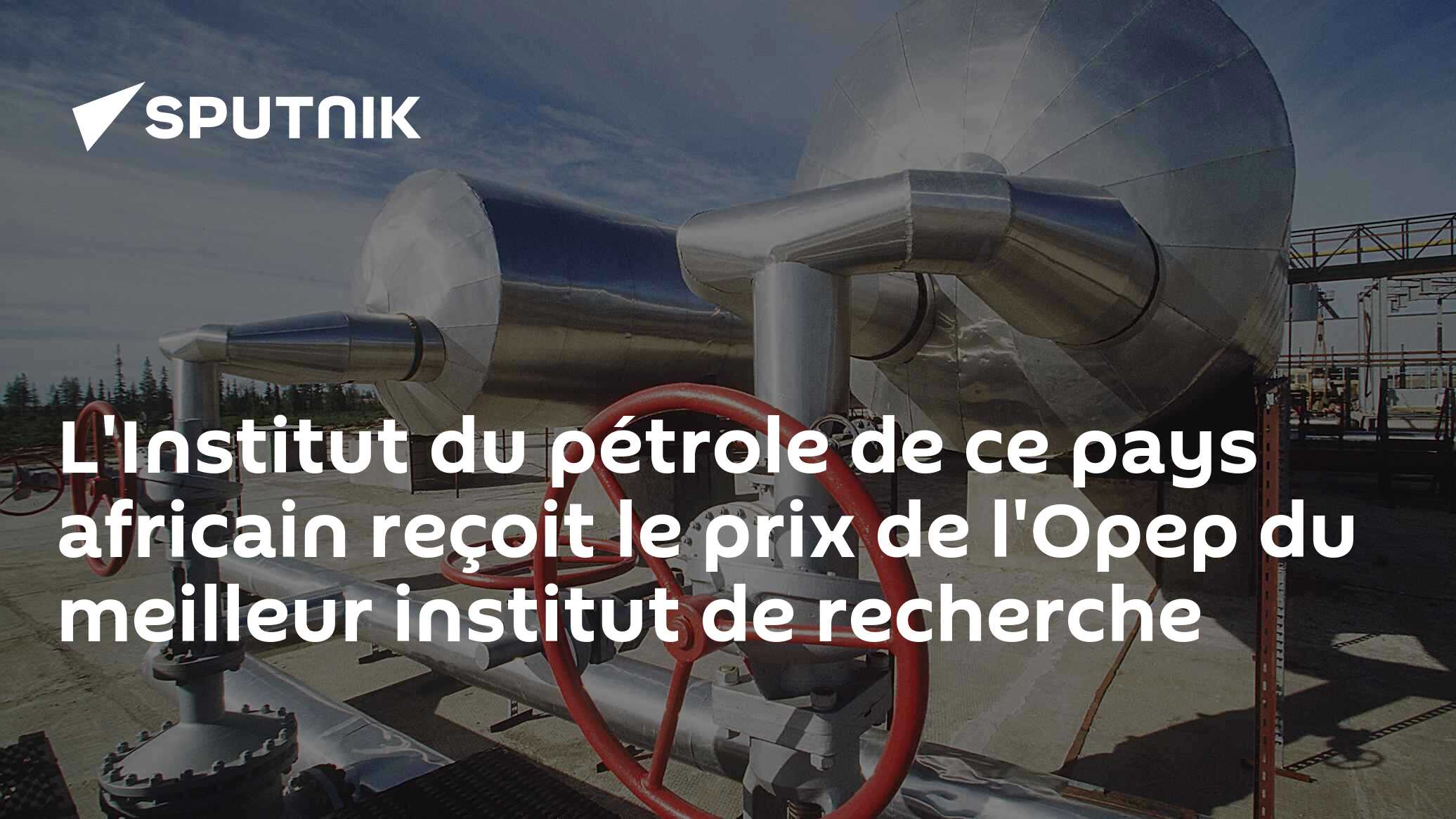 L'Institut du pétrole de ce pays africain reçoit le prix de l'Opep du meilleur institut de recherche