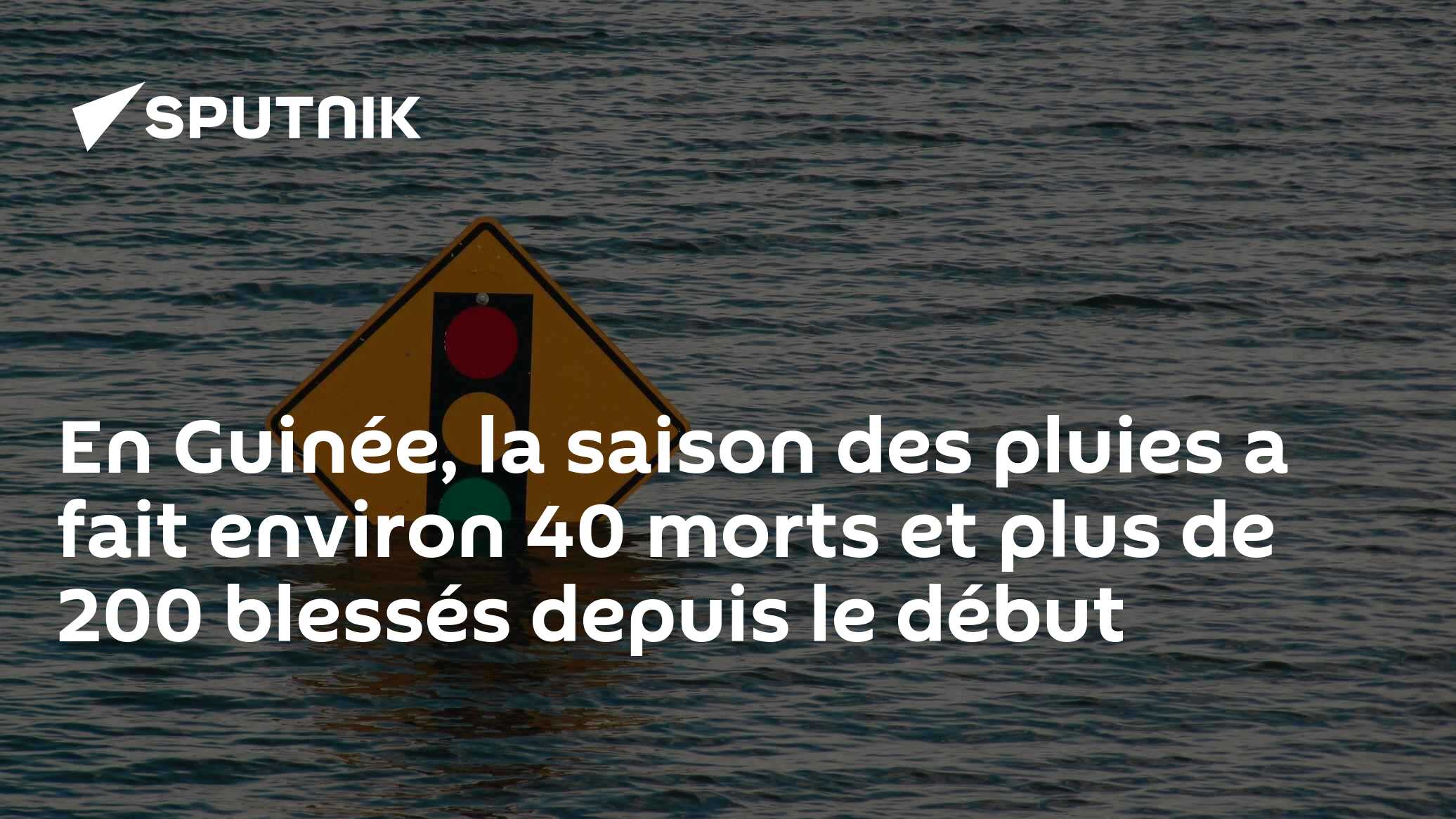 En Guinée, la saison des pluies a fait environ 40 morts et plus de 200 ...