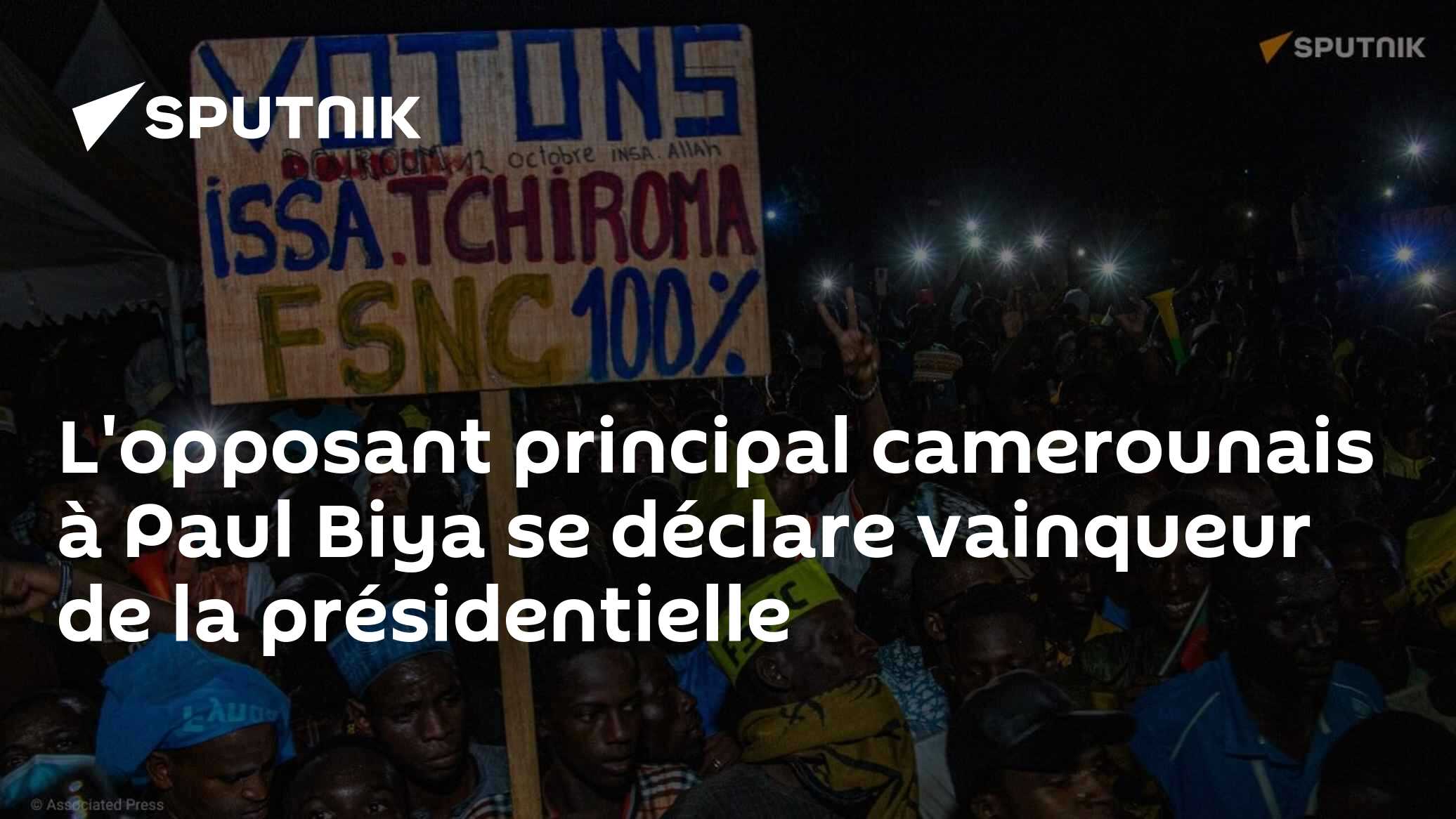 L'opposant principal camerounais à Paul Biya se déclare vainqueur de la ...