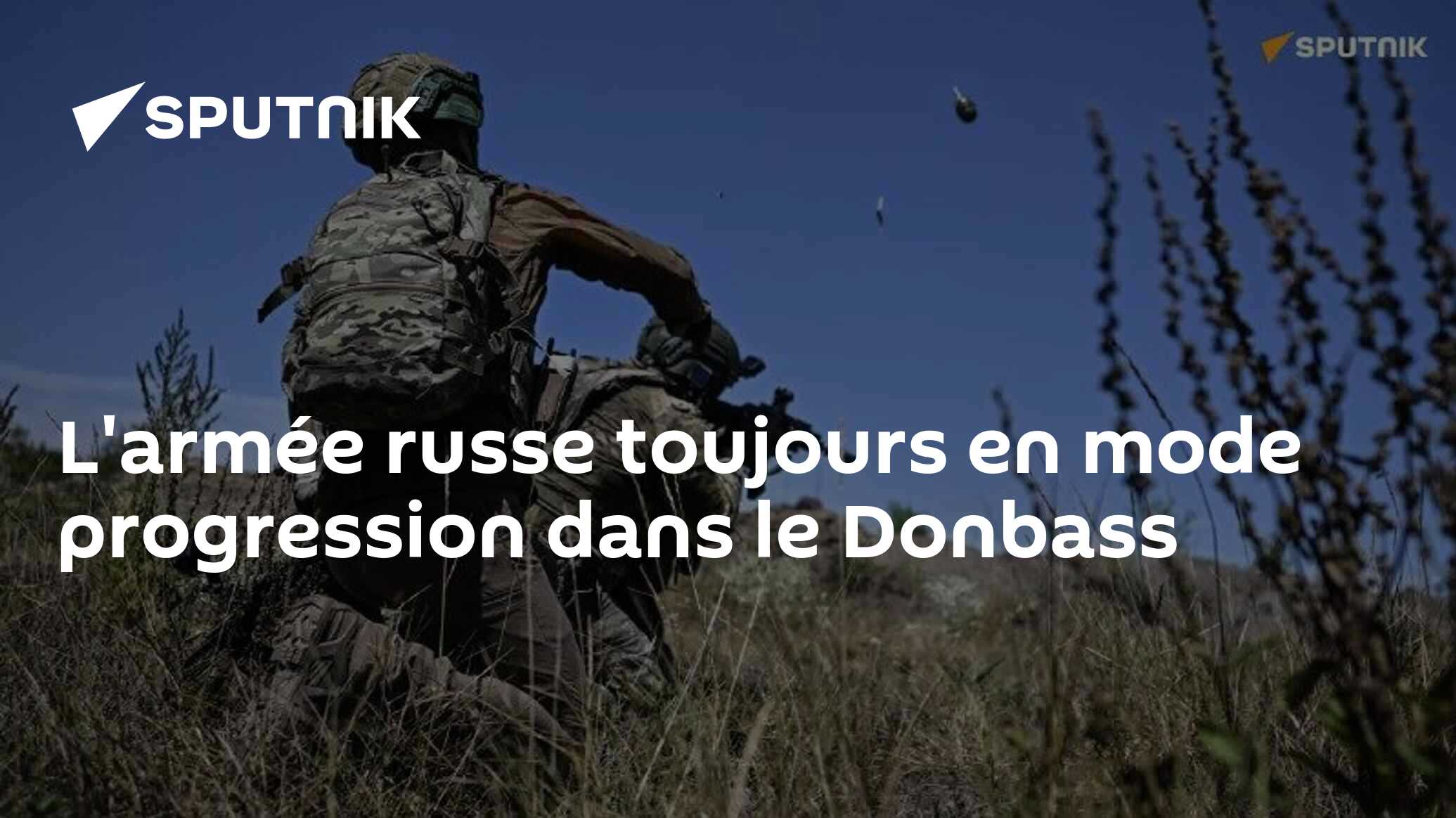 L'armée russe toujours en mode progression dans le Donbass - 26.11.2025 ...