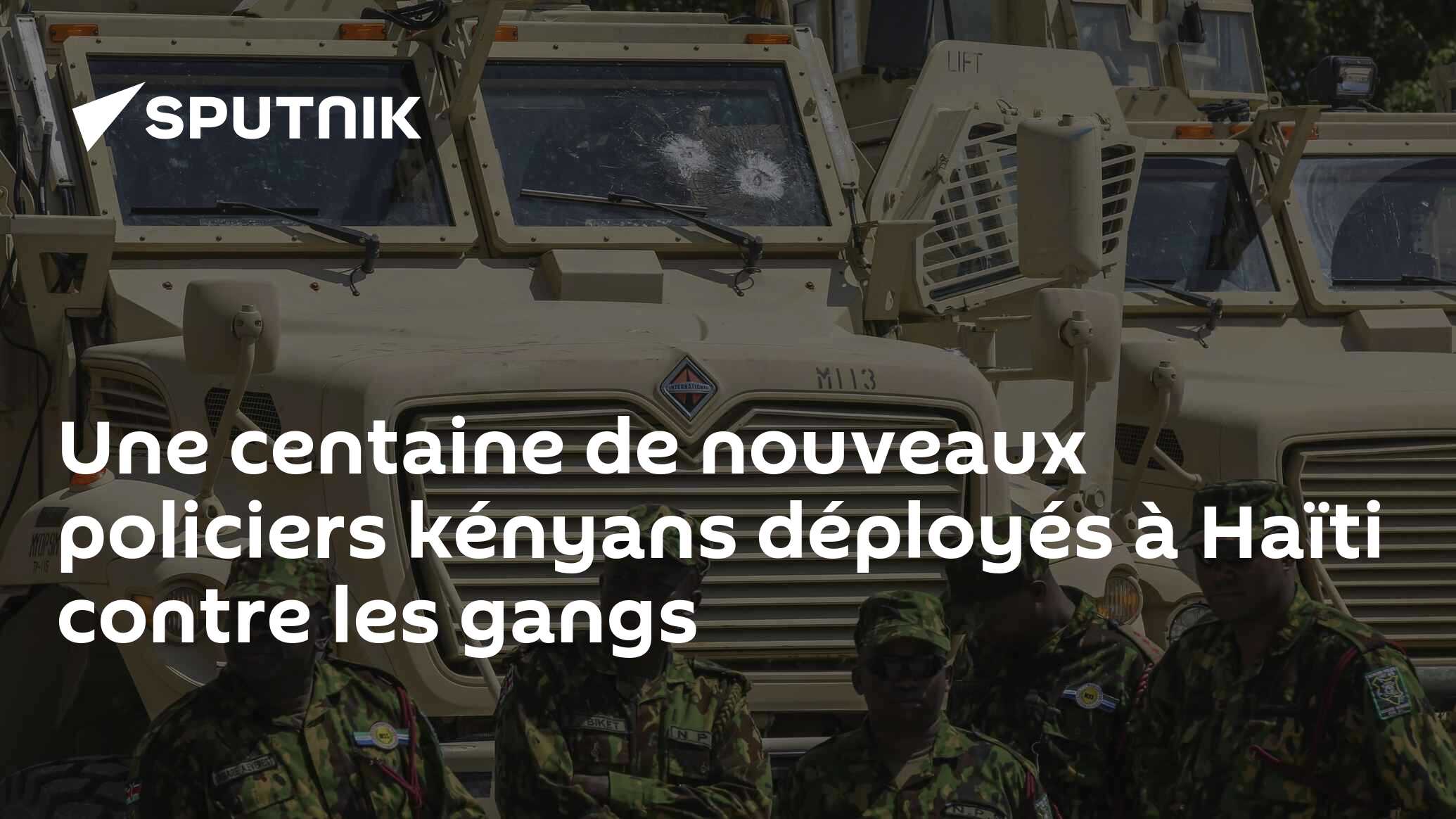 Une centaine de nouveaux policiers kényans déployés à Haïti contre les gangs