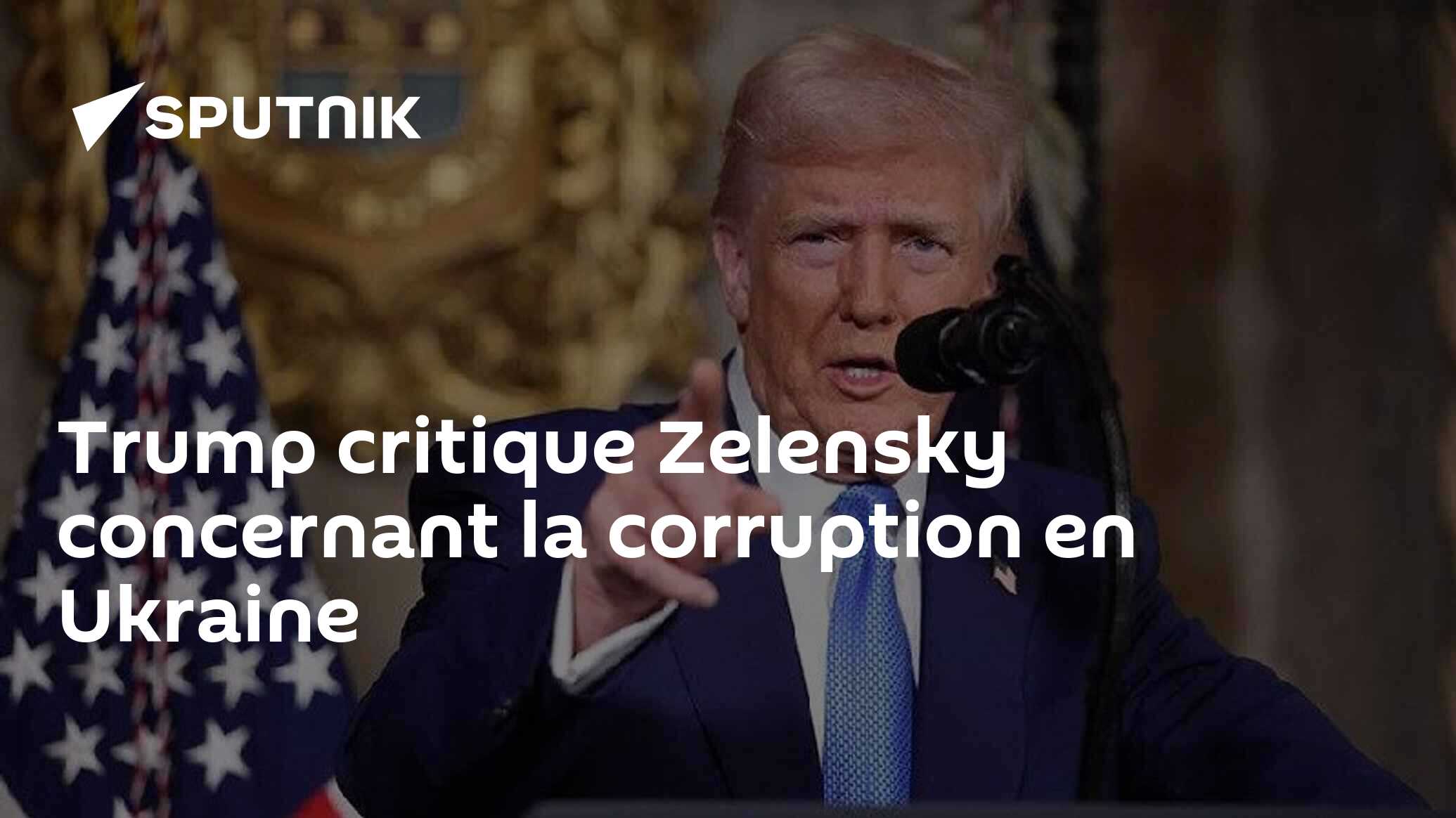 Trump critique Zelensky concernant la corruption en Ukraine