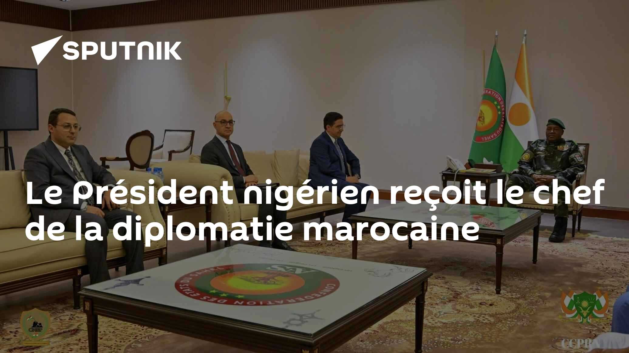 Le Président nigérien reçoit le chef de la diplomatie marocaine