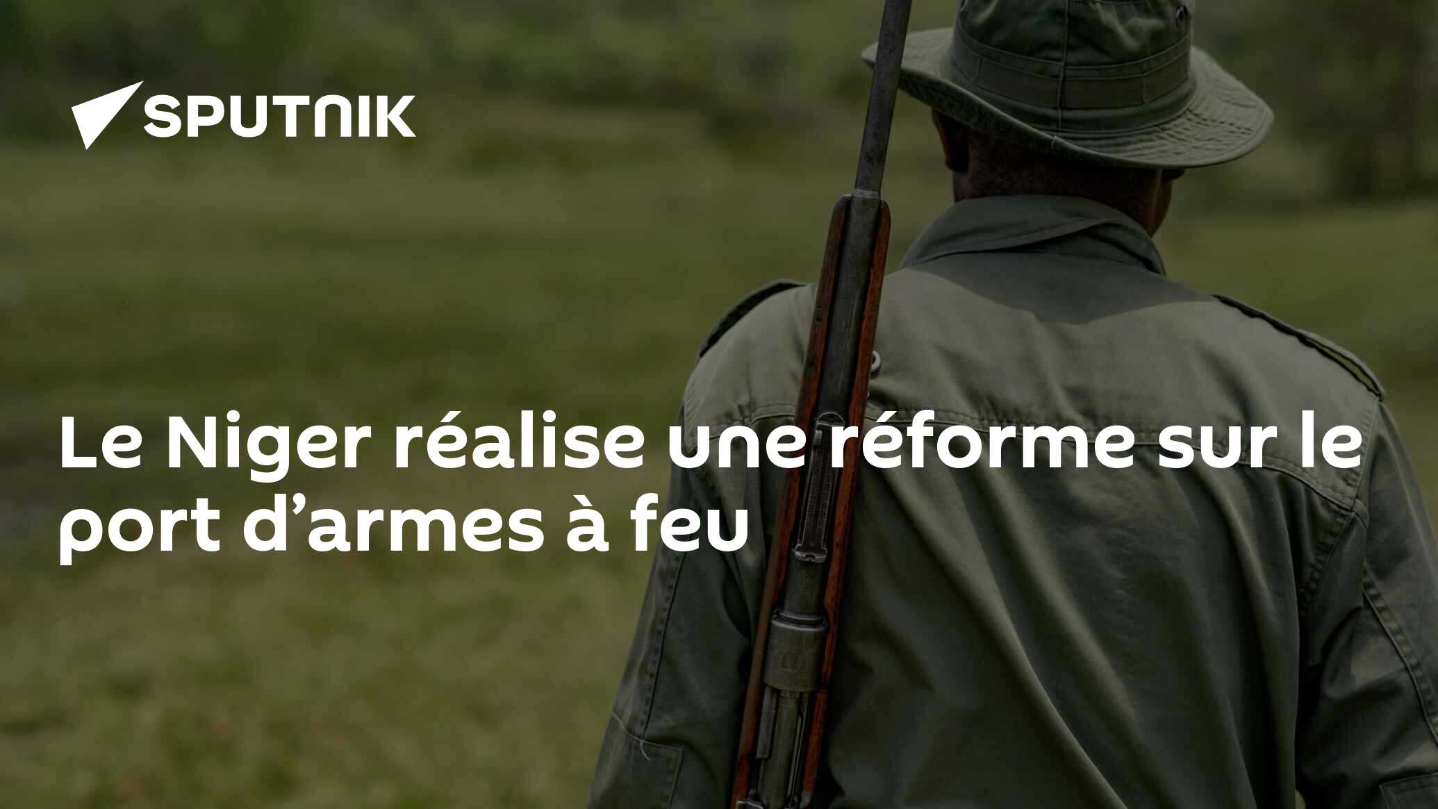 Le Niger réalise une réforme sur le port d’armes à feu