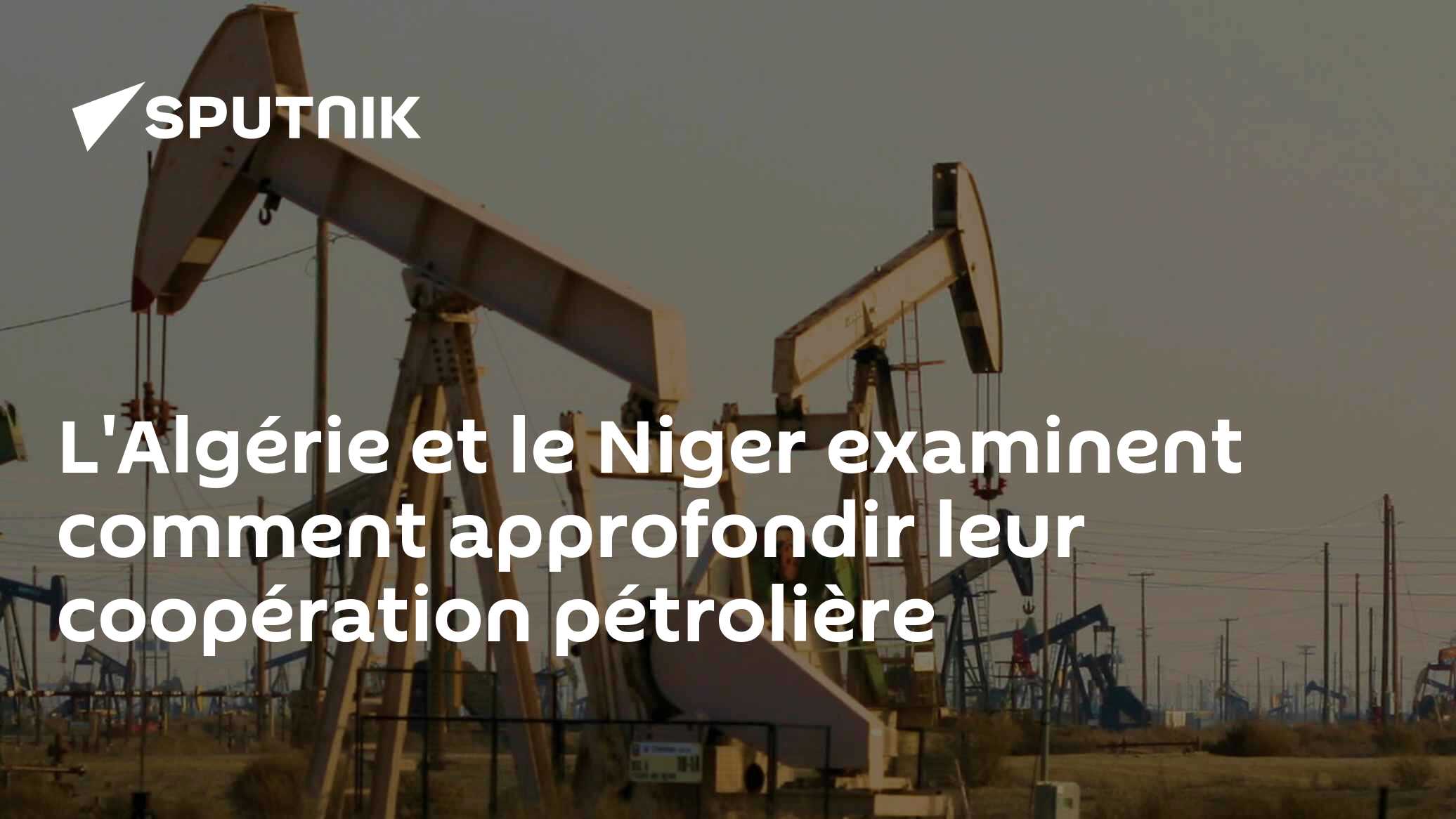 L'Algérie et le Niger examinent comment approfondir leur coopération pétrolière