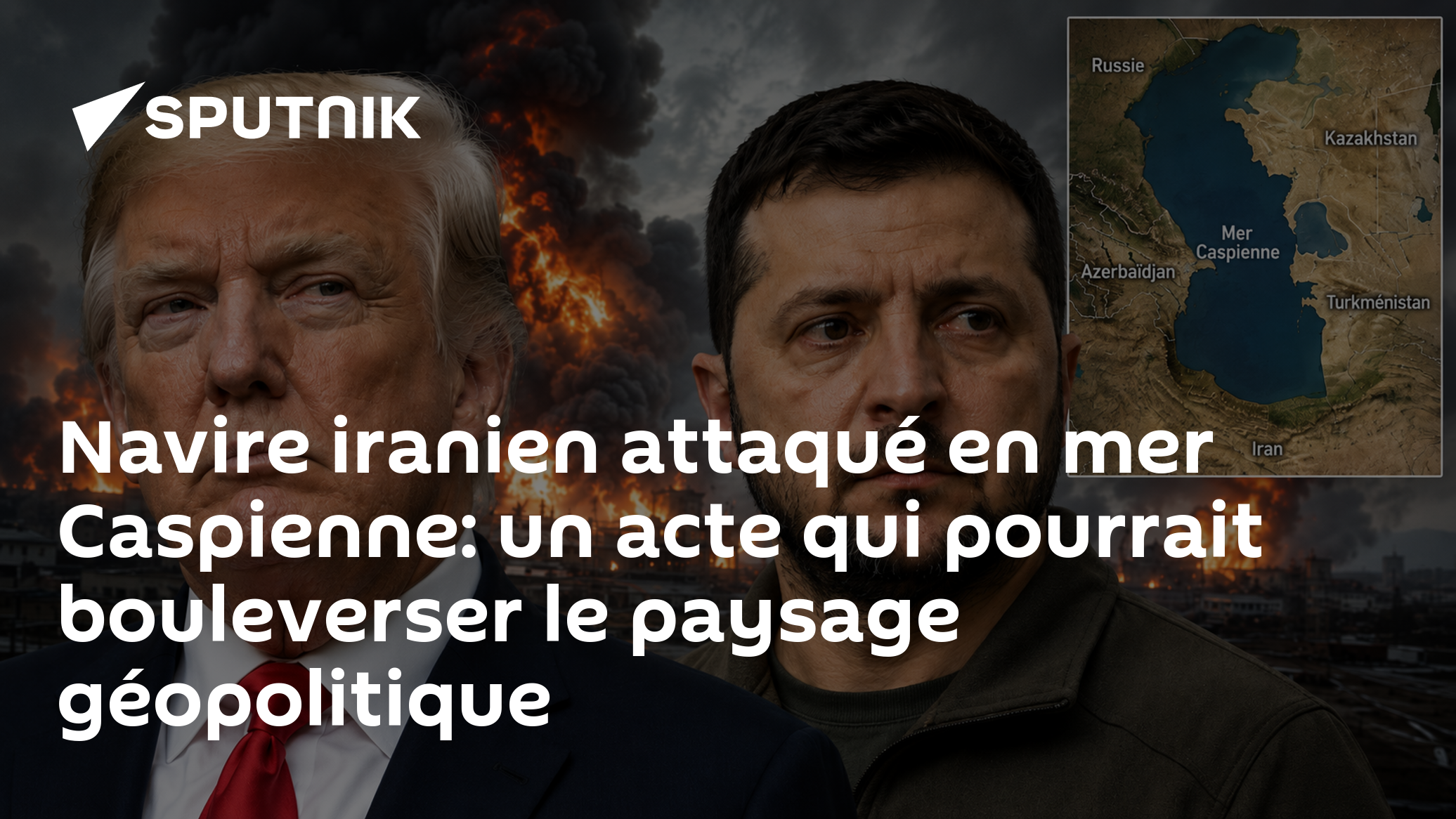 Navire iranien attaqué en mer Caspienne: un acte qui pourrait bouleverser le paysage géopolitique