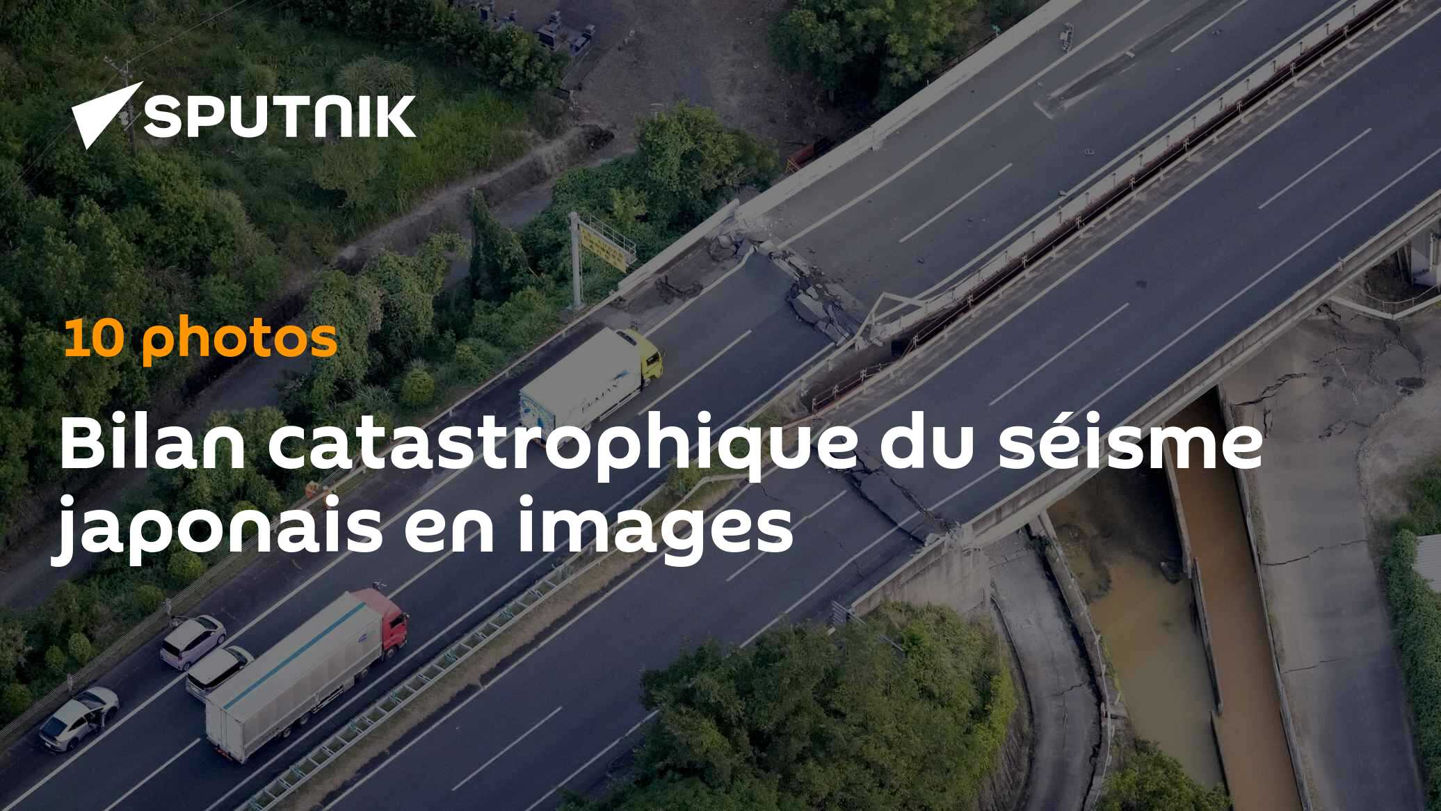 Bilan catastrophique du séisme japonais en images