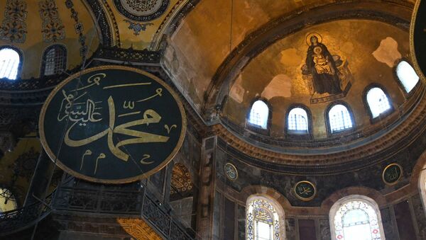 Ancienne basilique Sainte-Sophie à Istanbul  - Sputnik Afrique