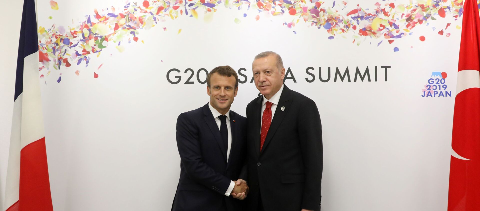 Emmanuel Macron et Recep Tayyip Erdogan - Sputnik Afrique, 1920, 13.07.2020