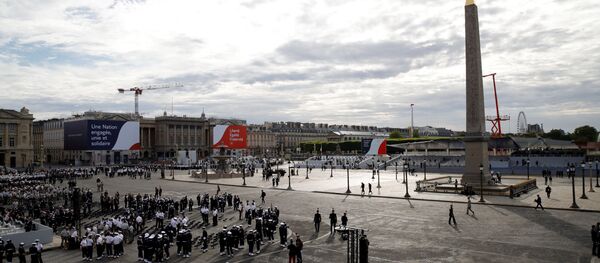 Préparation pour une cérémonie militaire ce 14 juillet 2020 sur la Place de la Concorde - Sputnik Afrique