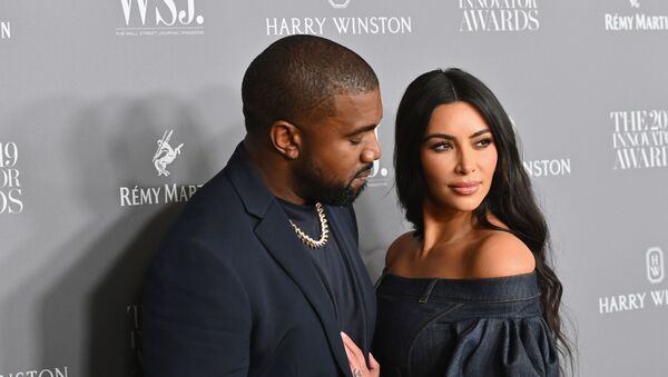 Kanye West et Kim Kardashian - Sputnik Afrique