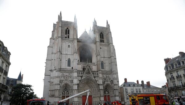 Incendie dans la cathédrale de Nantes - Sputnik Afrique