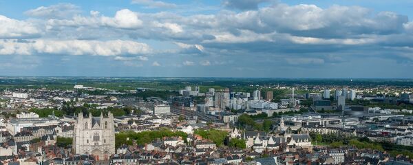 Vue de la ville de Nantes, avec sa cathédrale - Sputnik Afrique