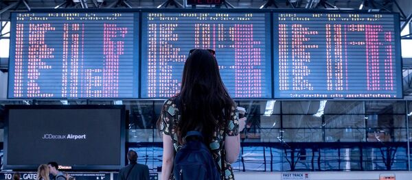 Dans un aéroport - Sputnik Afrique